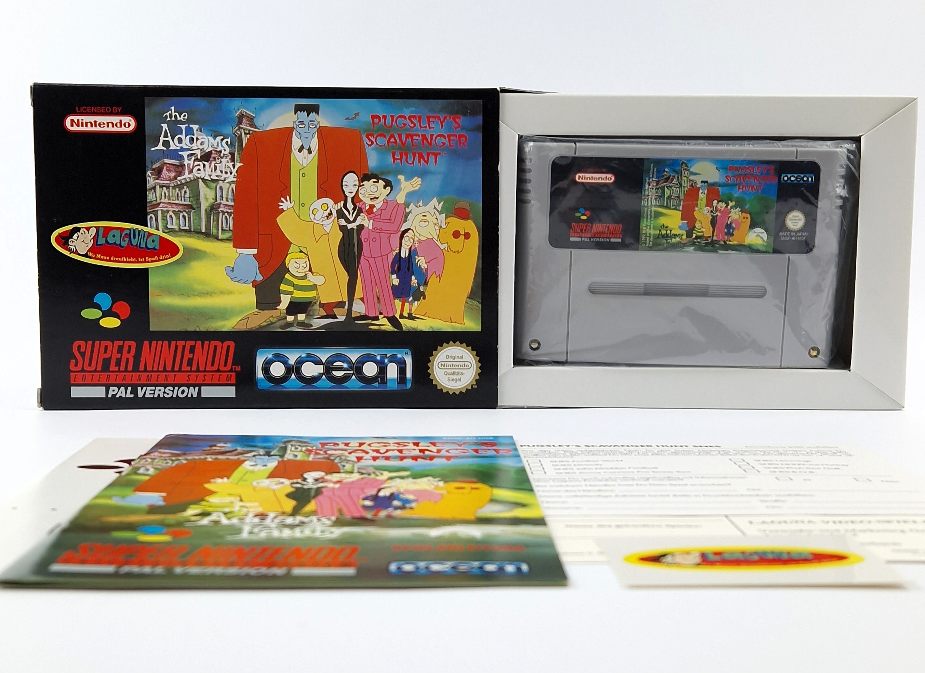 Super Nintendo Spiel – The Addams Family Pugsleys (OVP PAL)