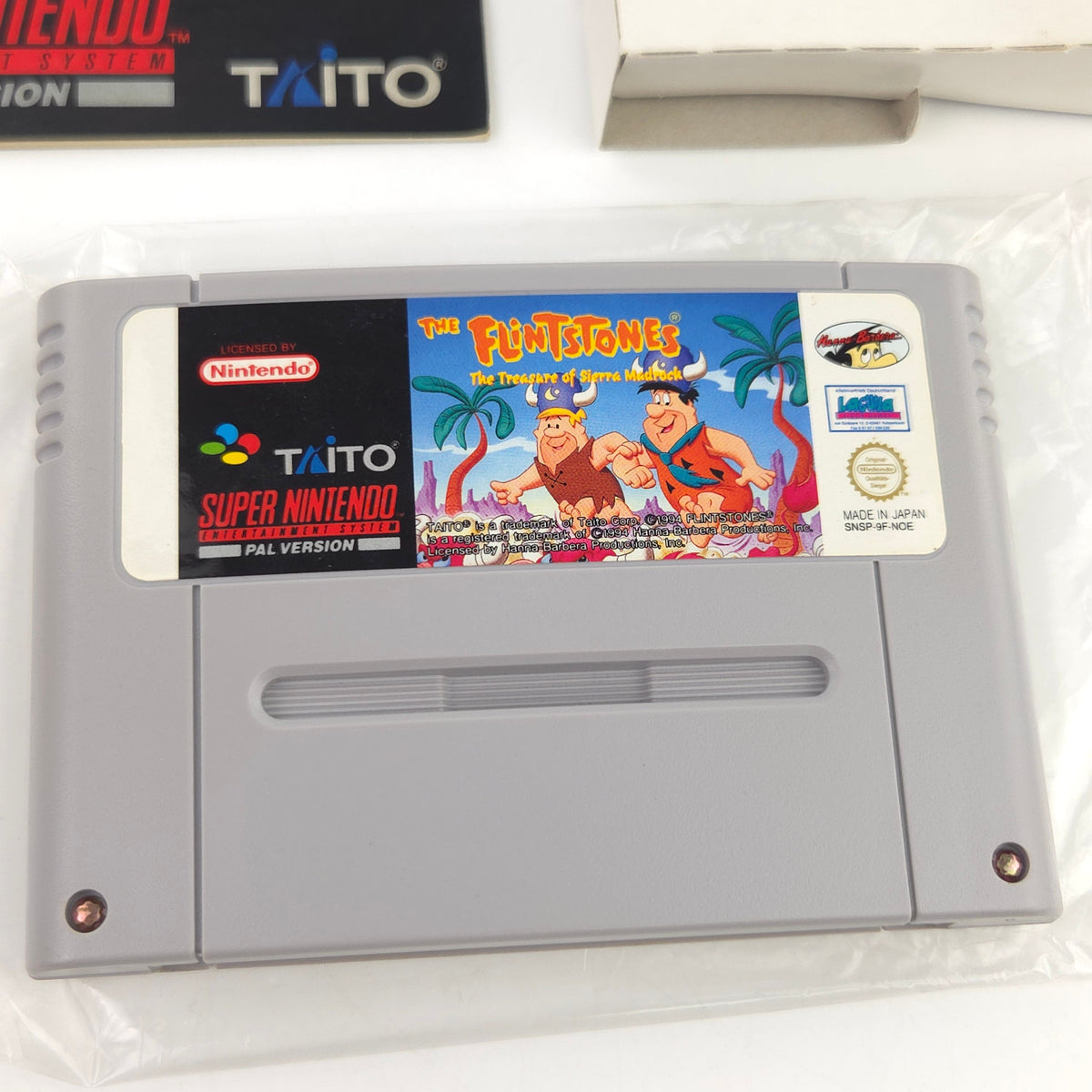 Super Nintendo Spiel The Flintstones OVP
