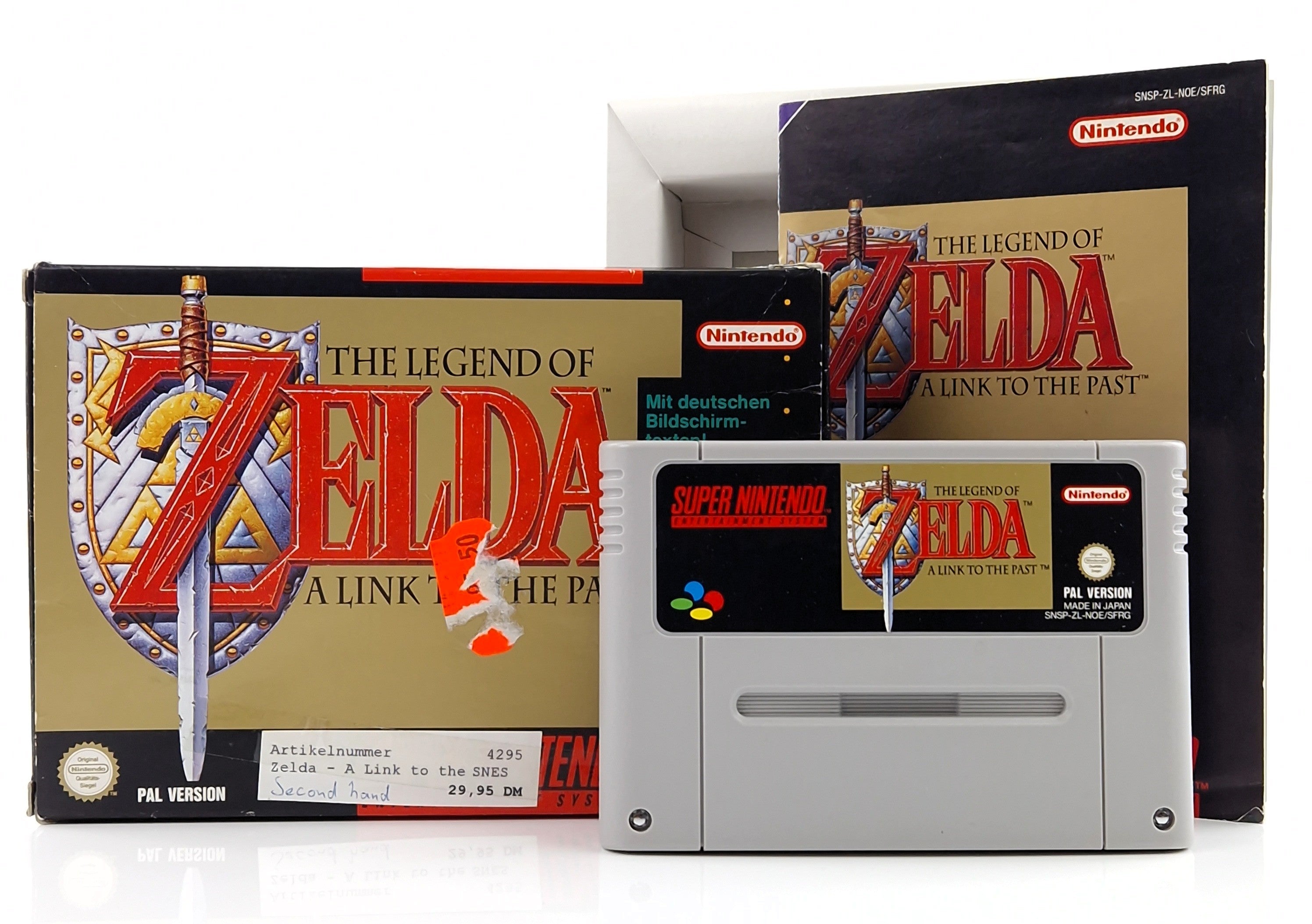 Super Nintendo Spiel – The Legend of Zelda A Link to the Past OVP