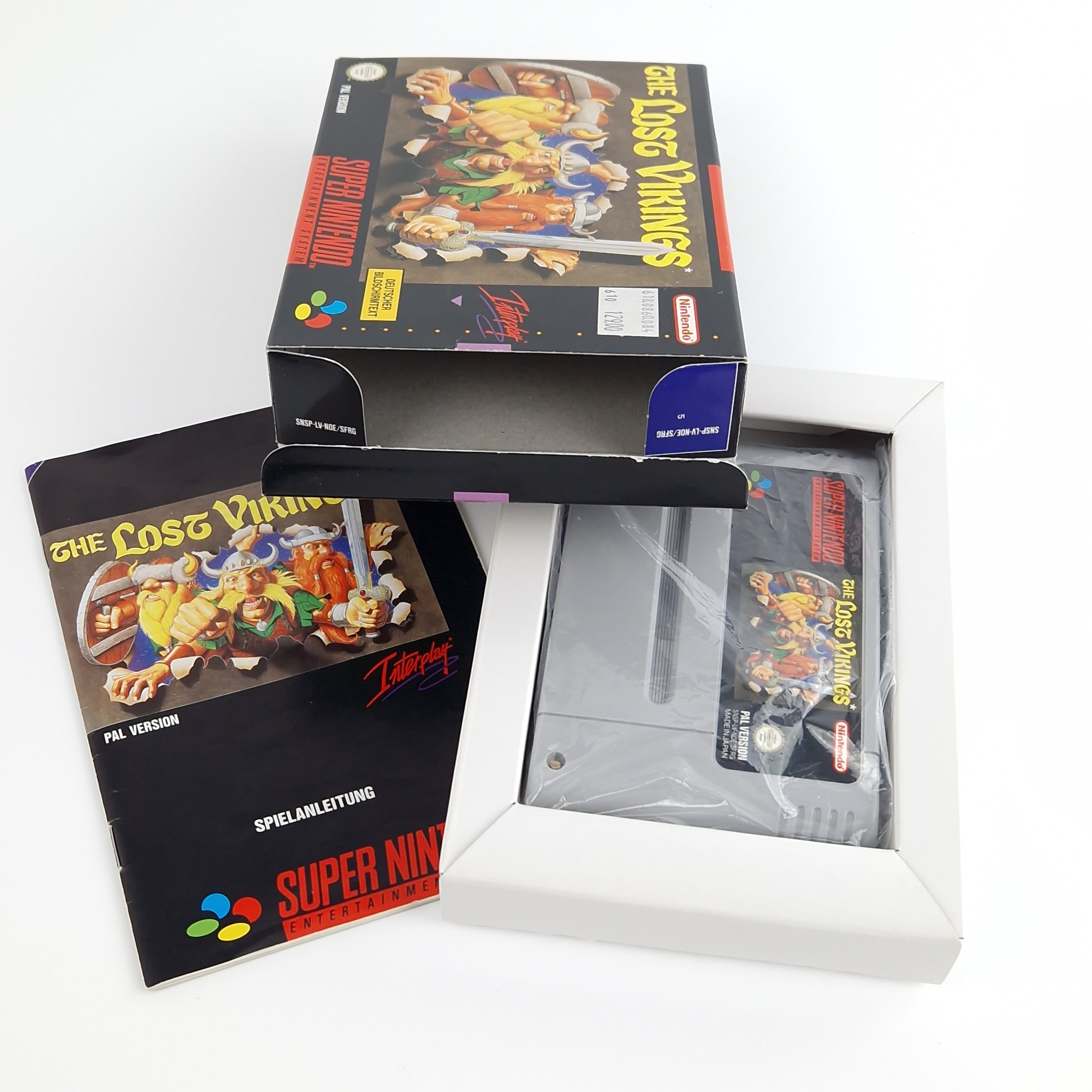 Super Nintendo Spiel – The Lost Vikings (OVP PAL)
