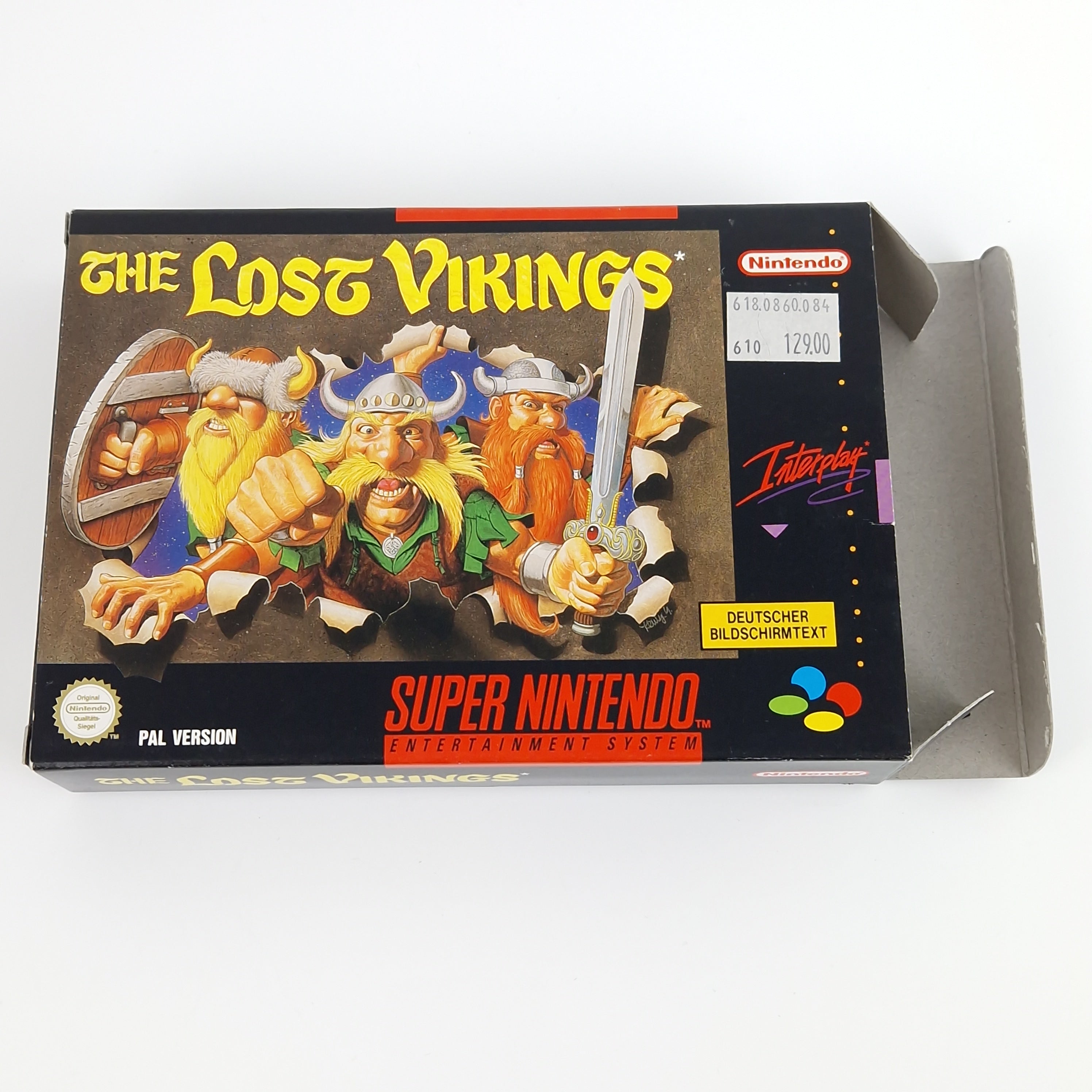 Super Nintendo Spiel – The Lost Vikings (OVP PAL)