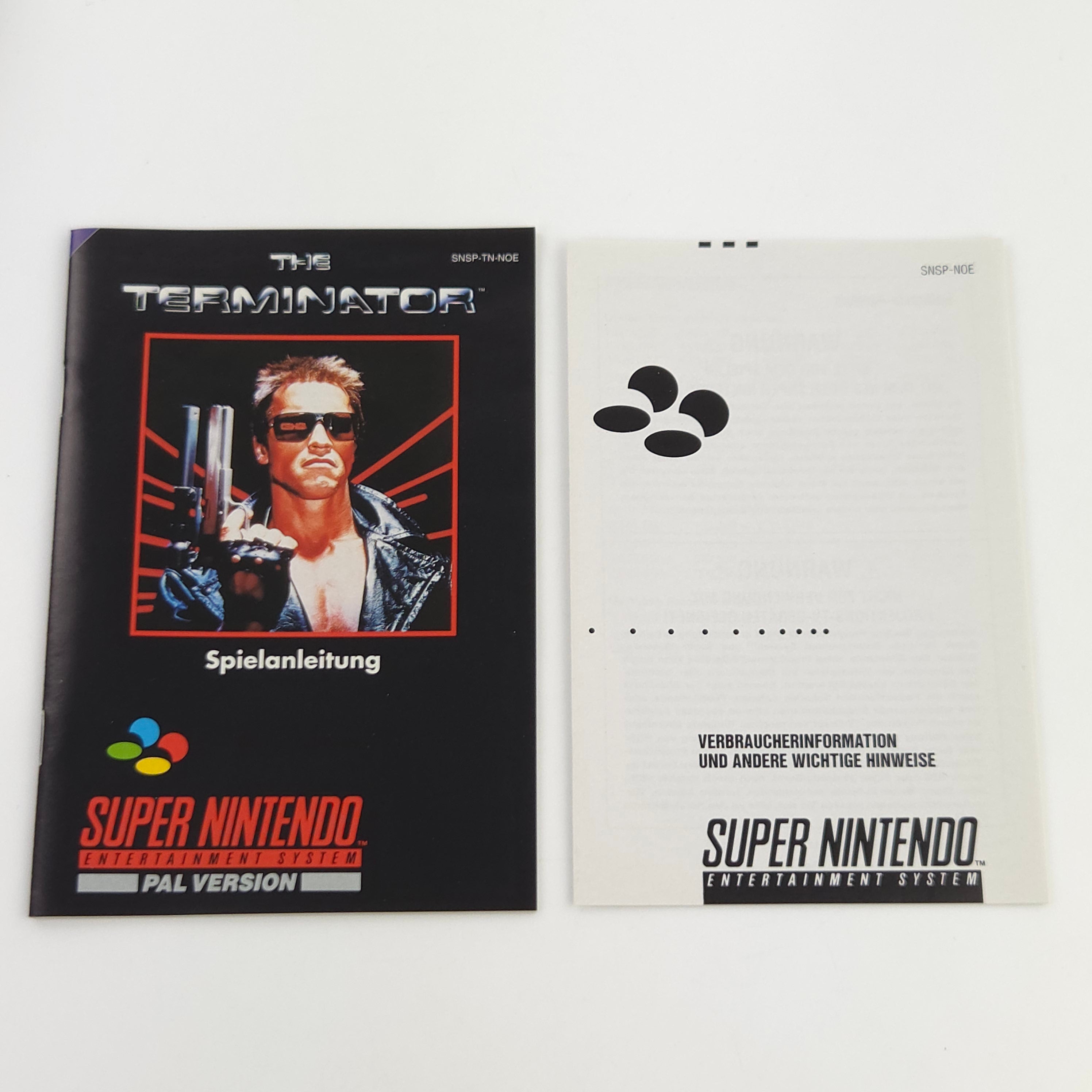 Super Nintendo Spiel The Terminator CIB nahezu neuwertig
