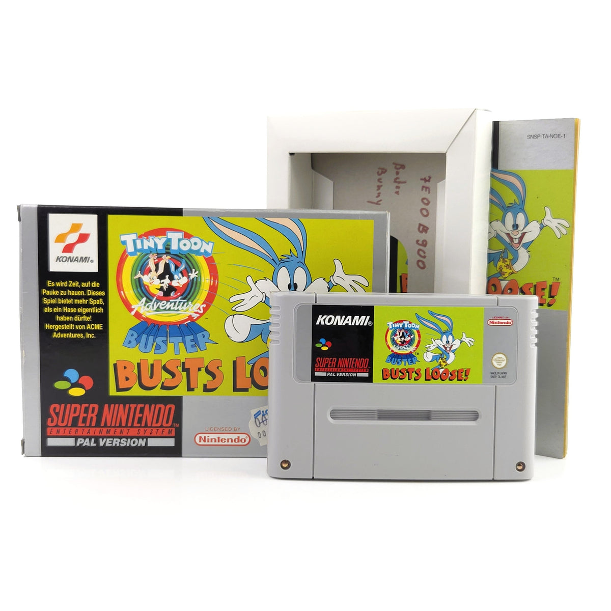 Super Nintendo Spiel Tiny Toon Adventures OVP PAL