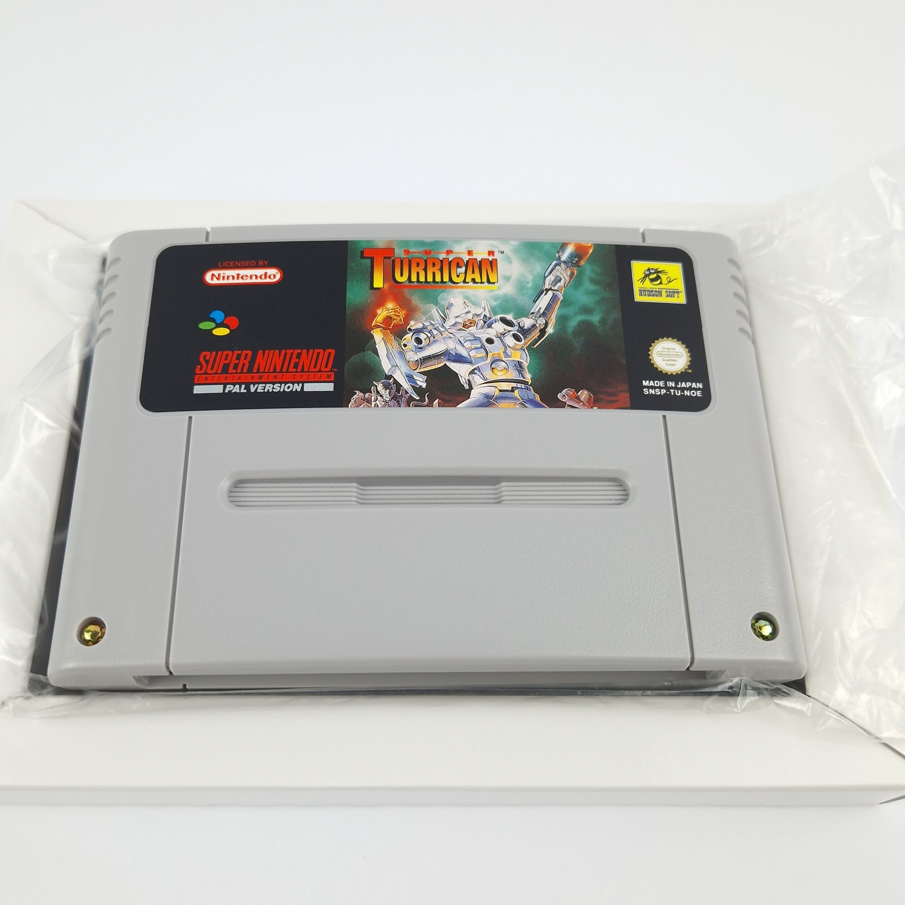 Super Nintendo Spiel – Super Turrican OVP PAL CIB