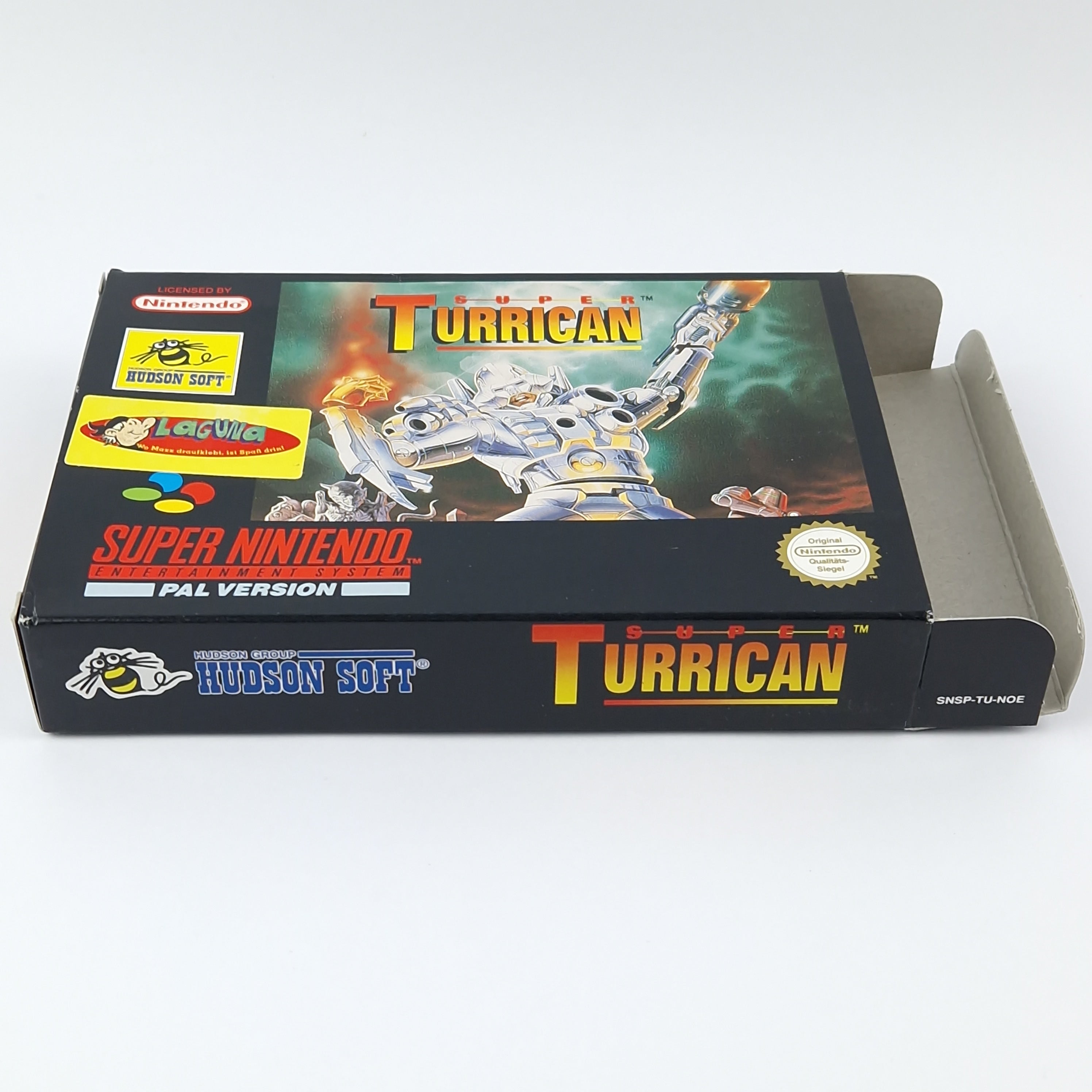 Super Nintendo Spiel – Super Turrican OVP PAL CIB