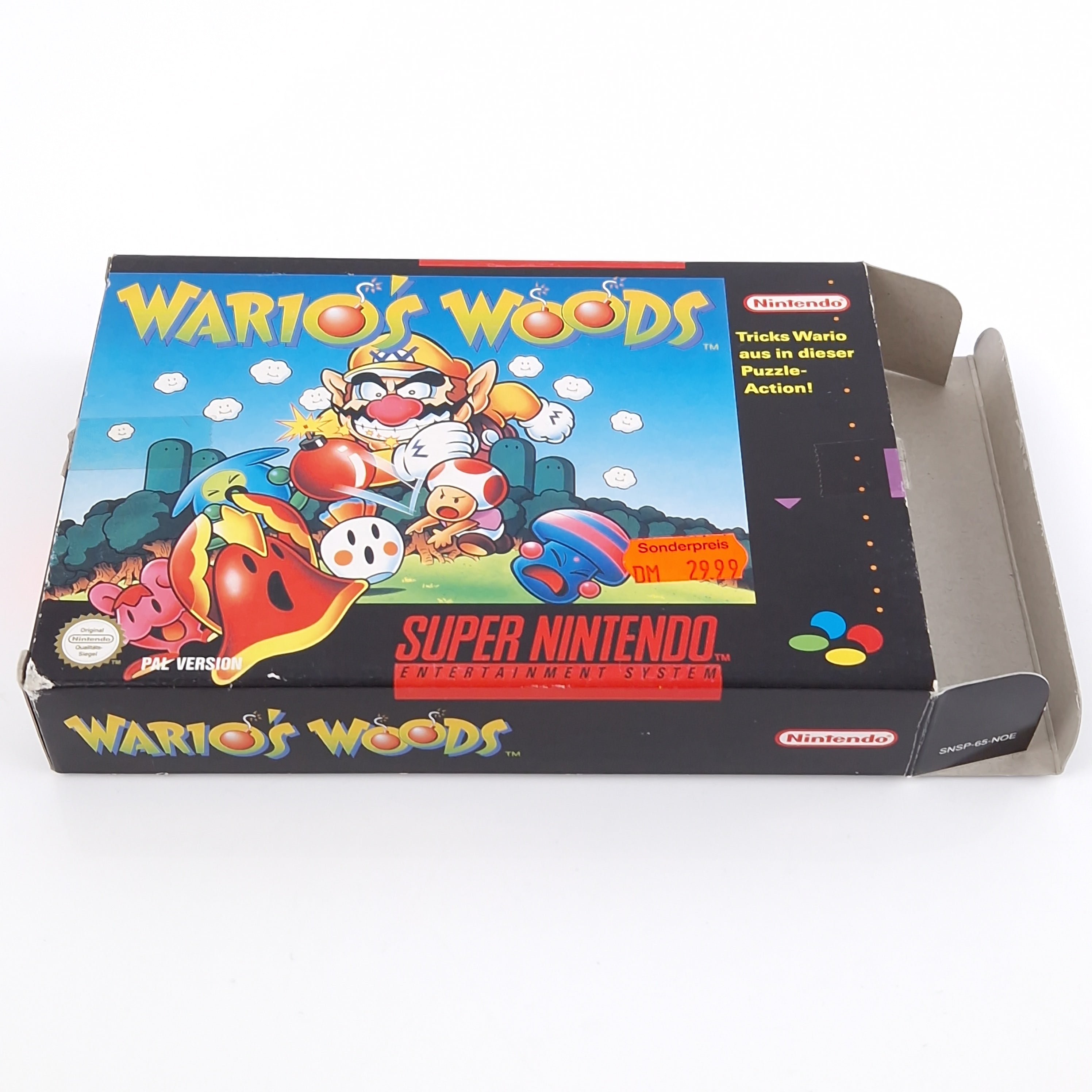 Super Nintendo Spiel – Wario Woods SNES Modul OVP PAL