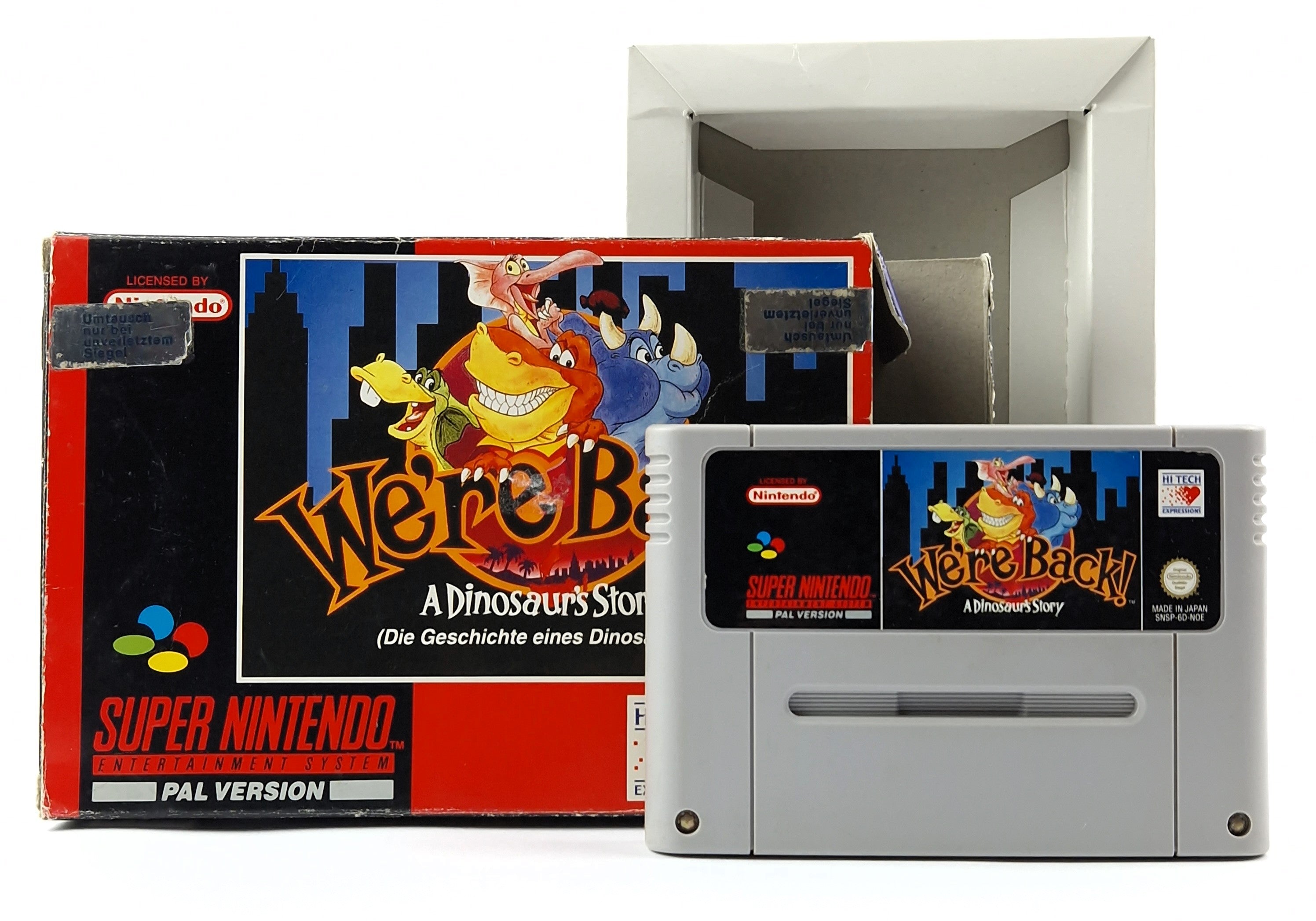 Super Nintendo Spiel – We re Back A Dinosaurs Story OVP Modul