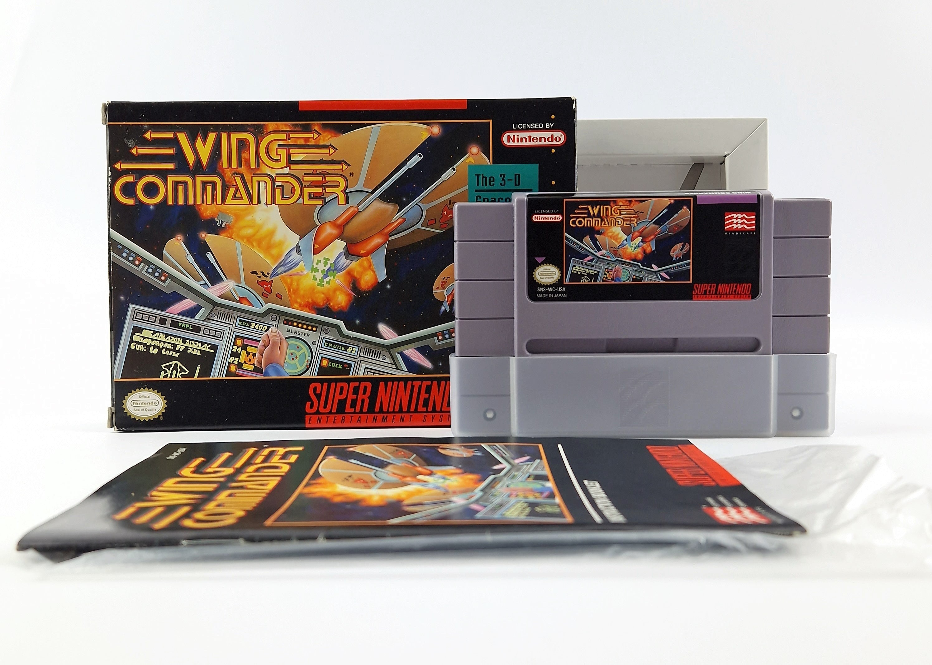 Super Nintendo Spiel – Wing Commander OVP Anleitung Modul