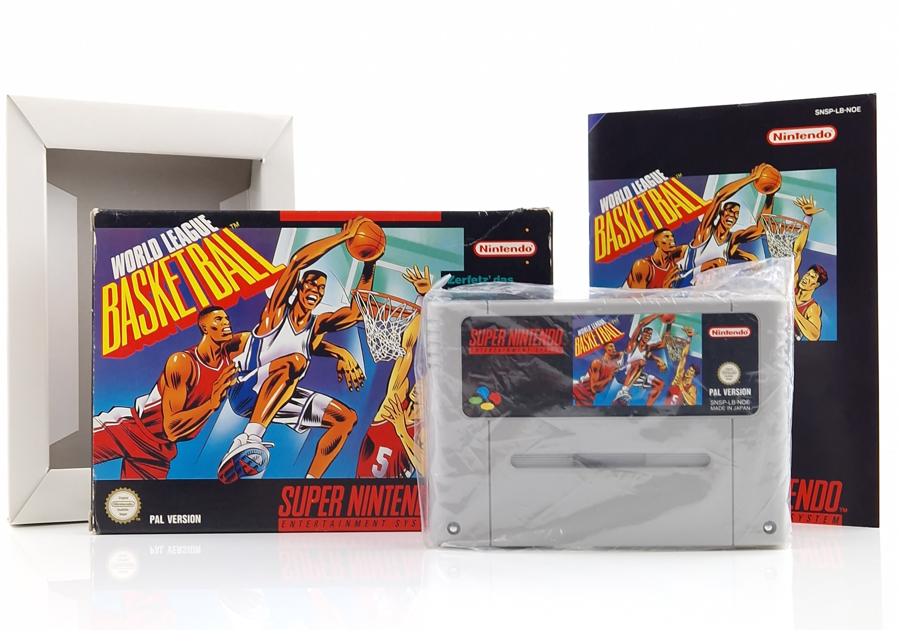 Super Nintendo Spiel – World League Basketball (OVP PAL)