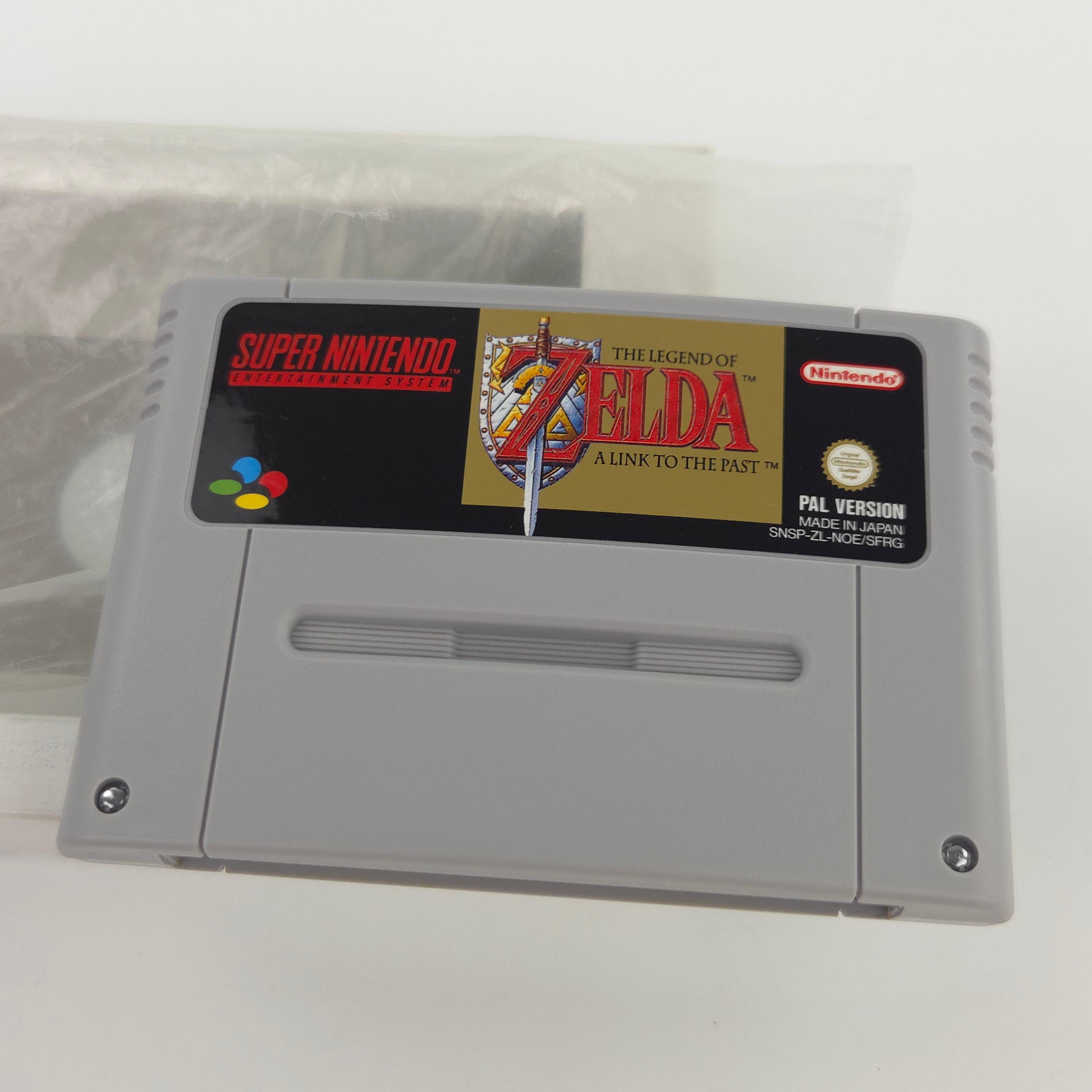 Super Nintendo Spiel Zelda Link Past mit Berater OVP PAL