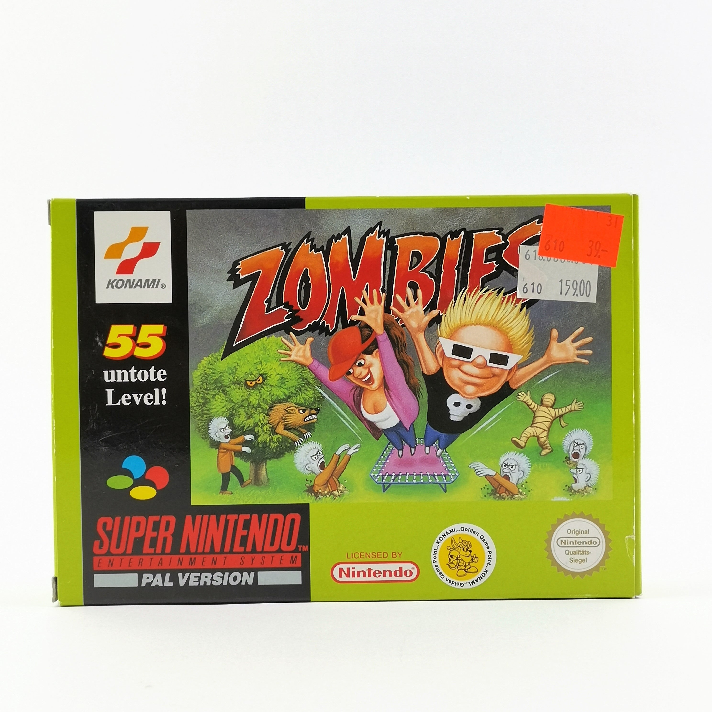 Super Nintendo Spiel – Zombies OVP Anleitung SNES CIB PAL