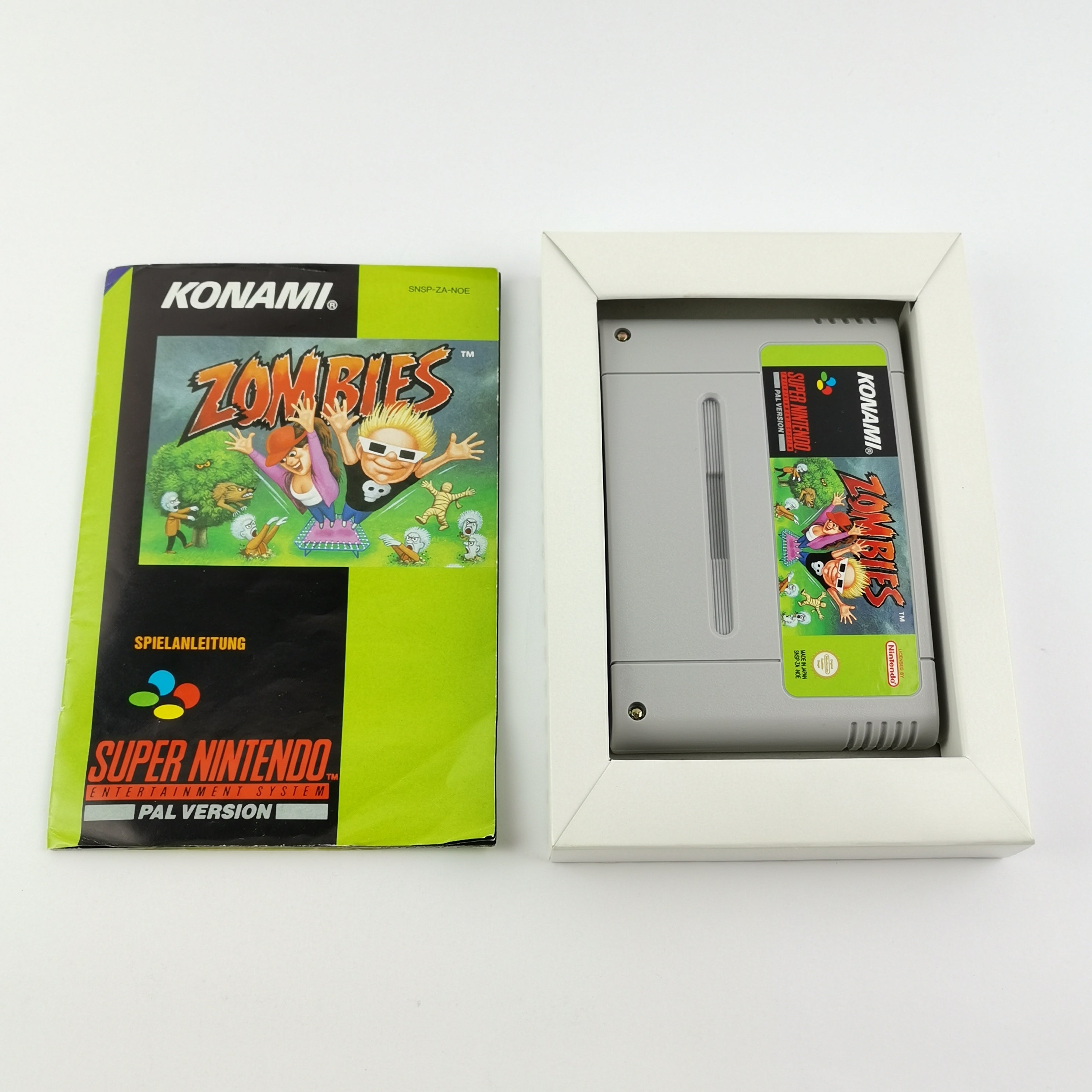 Super Nintendo Spiel – Zombies OVP Anleitung SNES CIB PAL