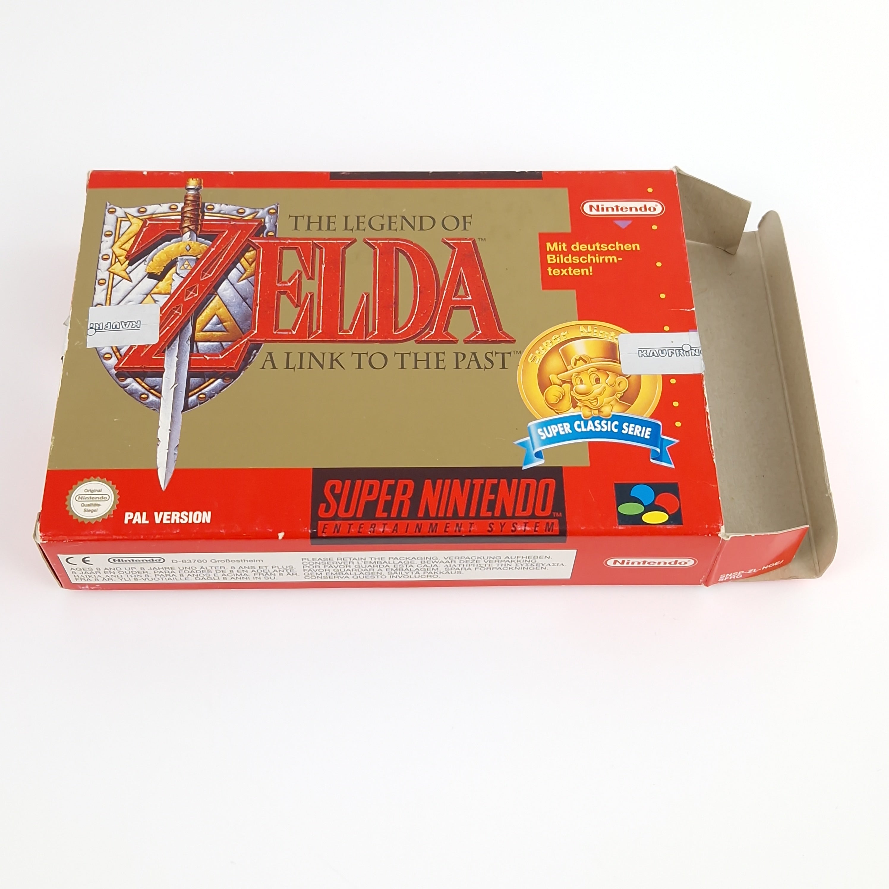 Super Nintendo Spiel – The Legend of Zelda A Link to the Past OVP
