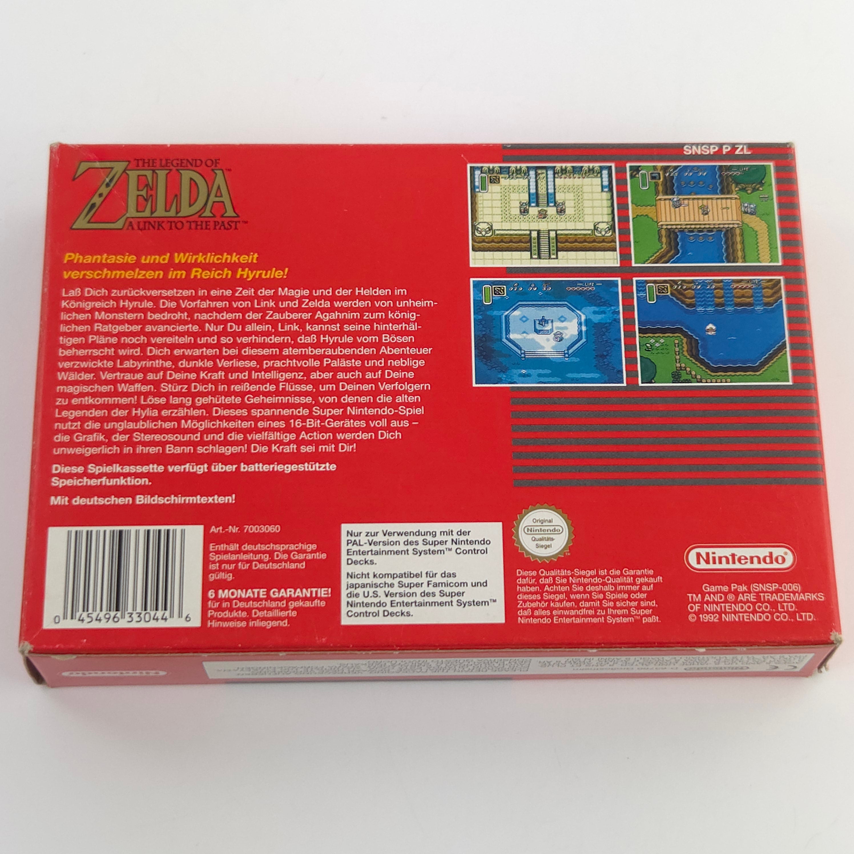 SNES Spiel Zelda Link to the Past Classic Serie OVP PAL