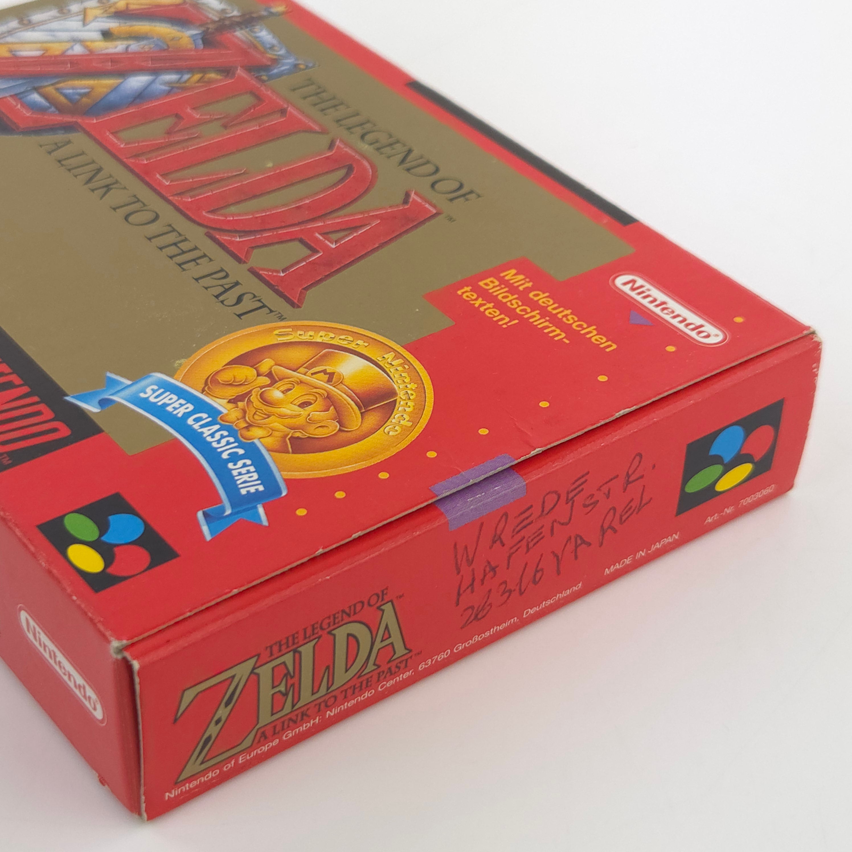 SNES Spiel Zelda Link to the Past Classic Serie OVP PAL
