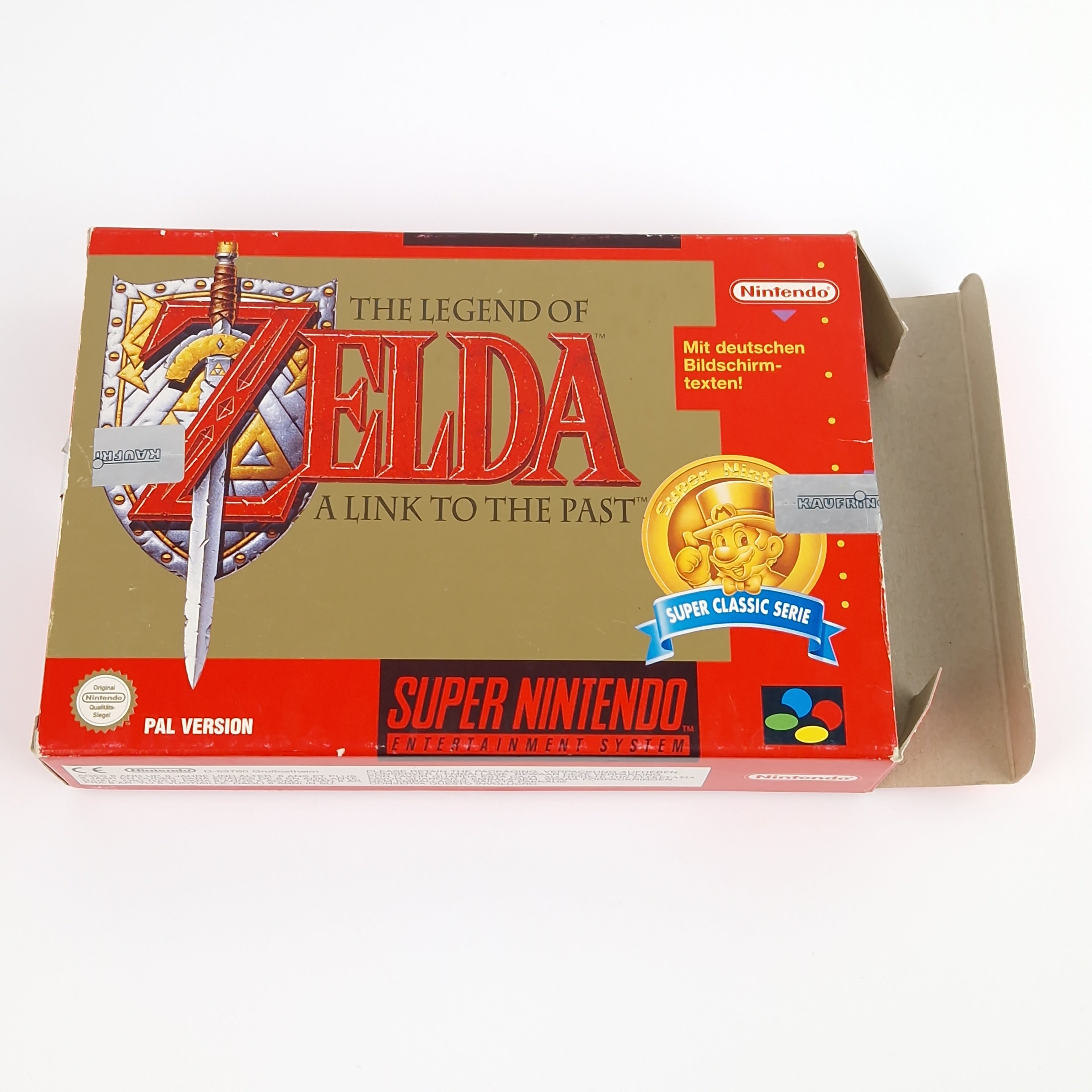 Super Nintendo Spiel – The Legend of Zelda A Link to the Past OVP