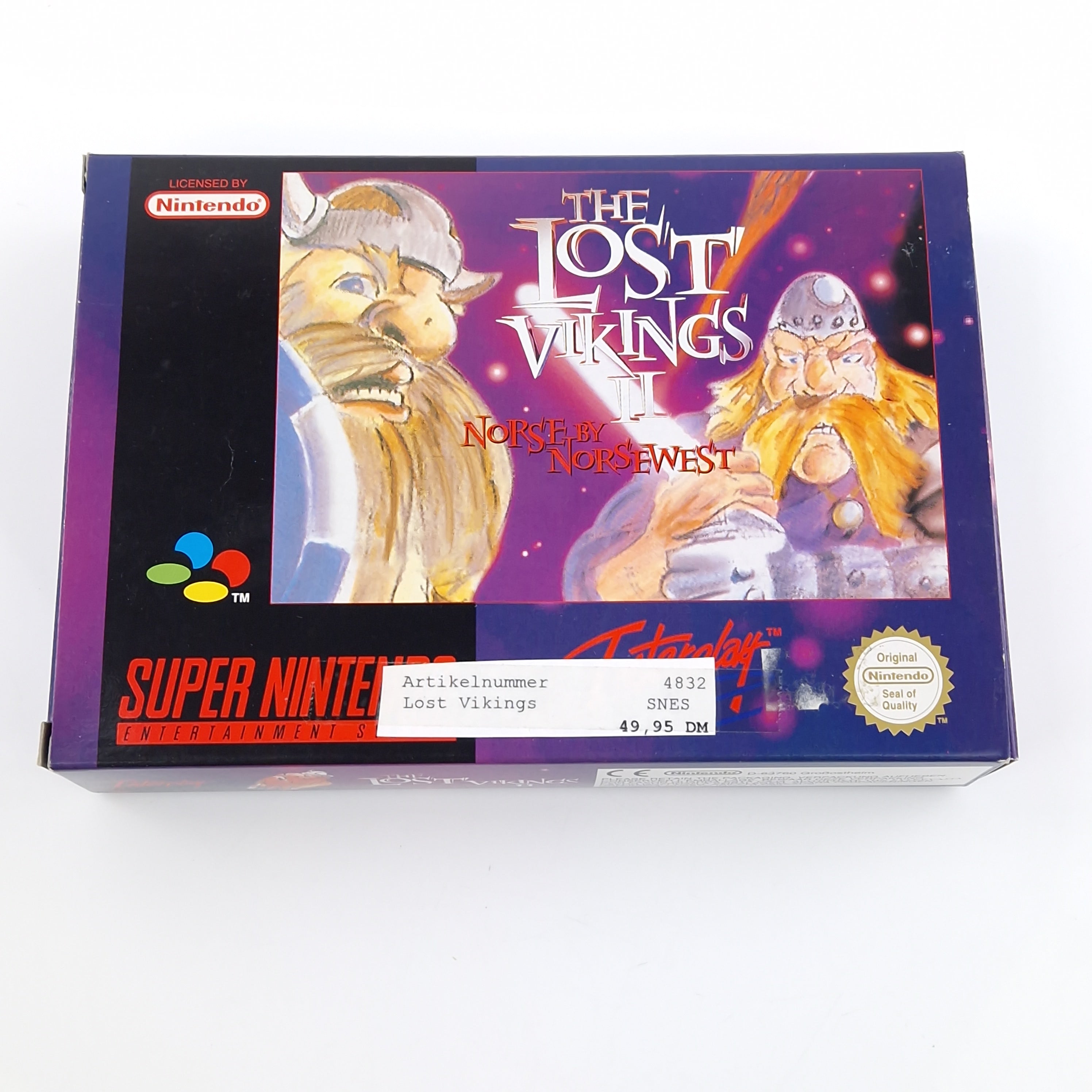 Super Nintendo Spiel – The Lost Vikings II Norse (OVP PAL)