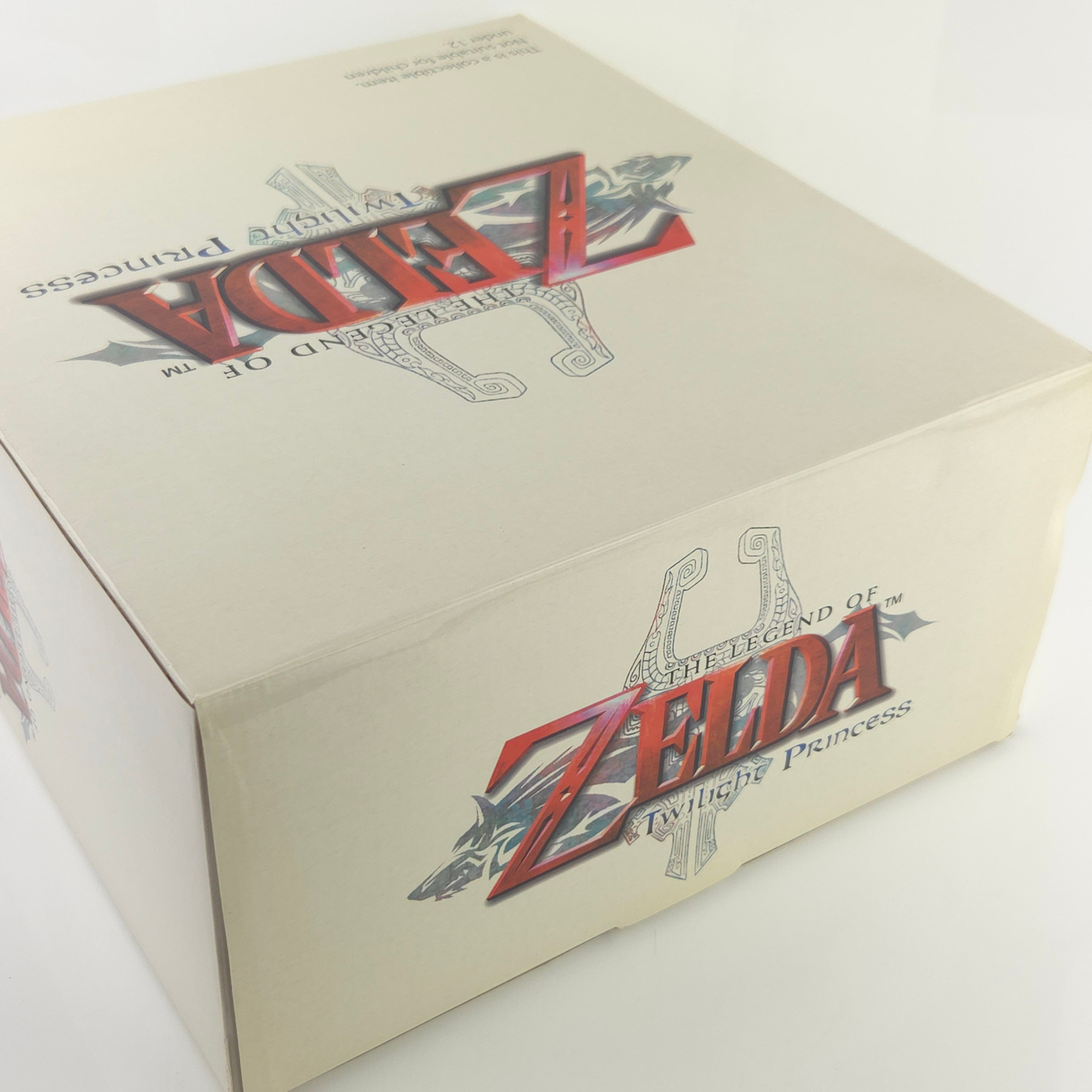 Zelda Twilight Princess Link Epona Gold Statue Neu OVP