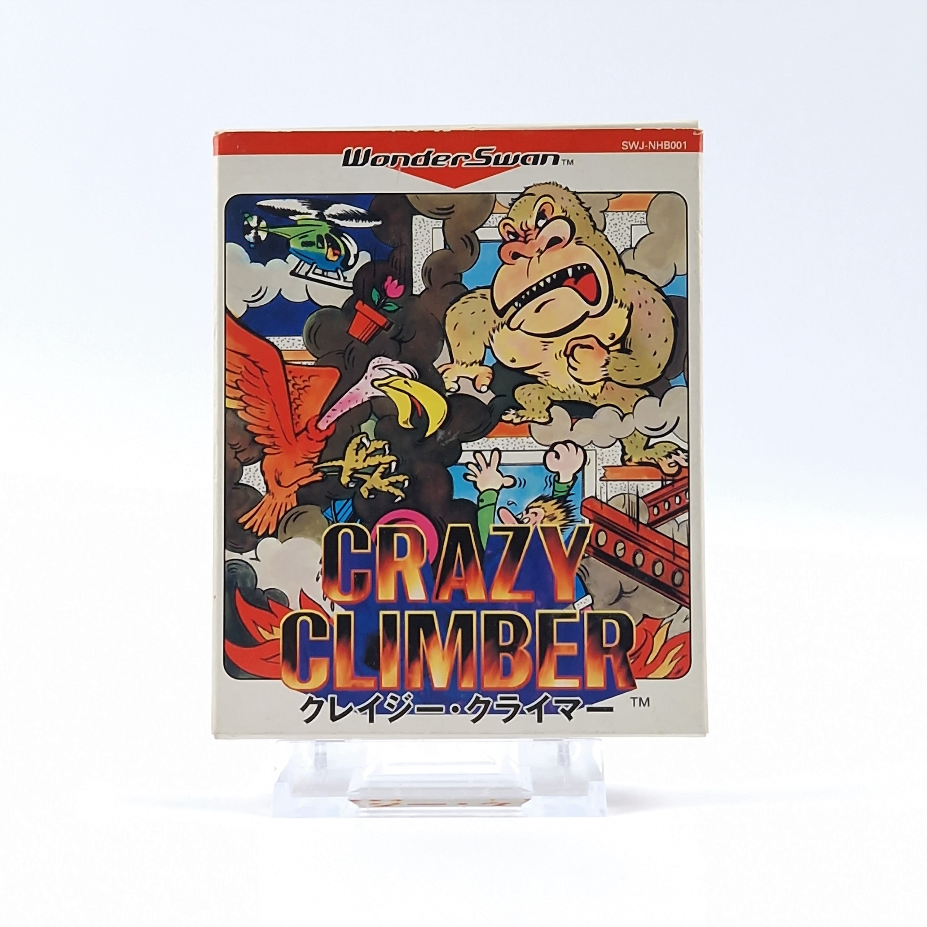 Wonderswan Spiel: Crazy Climber - OVP Anleitung Cartridge - Wonder Swan JAPAN