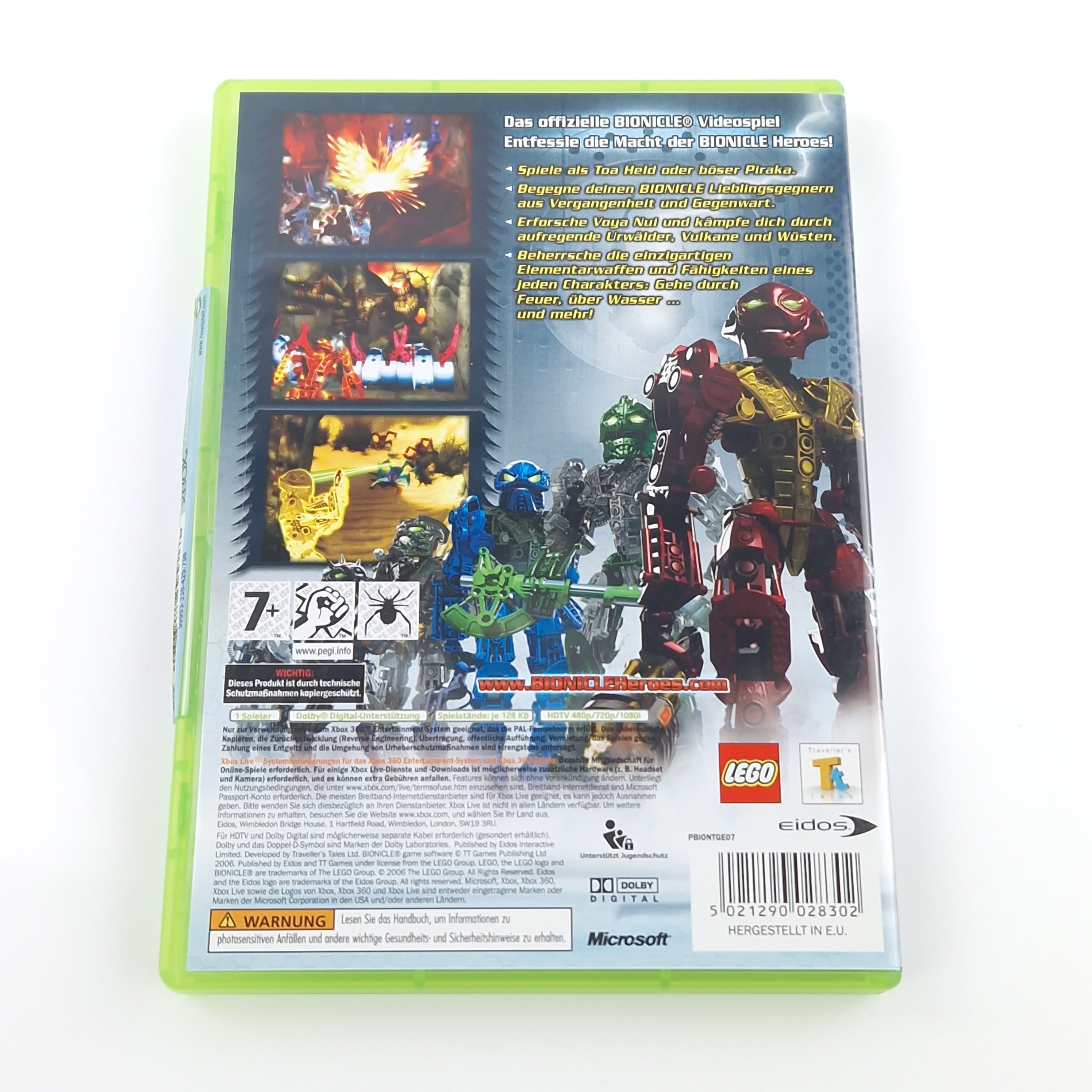 Xbox 360 Spiel – Bionicle Heroes (OVP PAL)