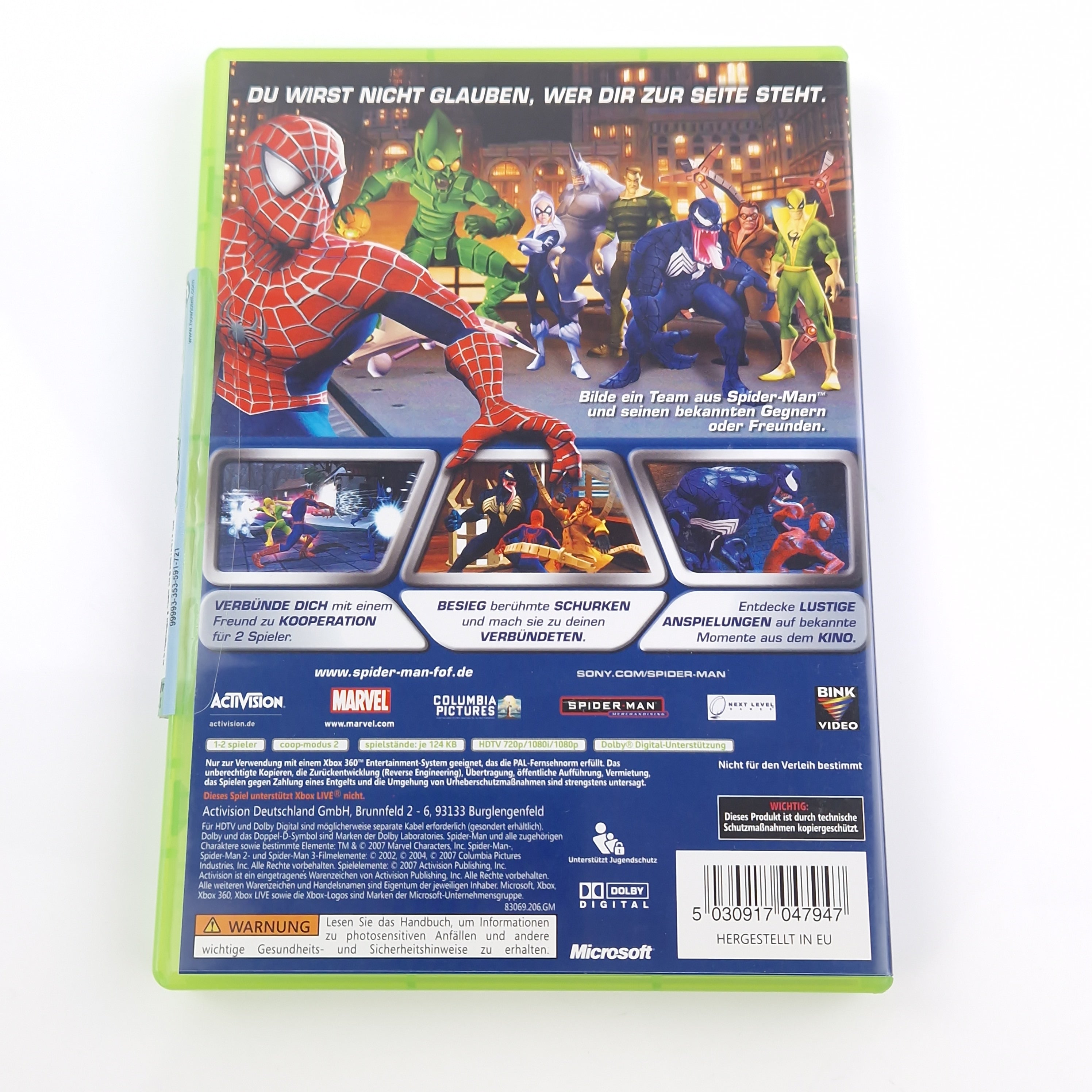 Xbox 360 Spiel – Spider-Man Freund oder Feind (OVP PAL)