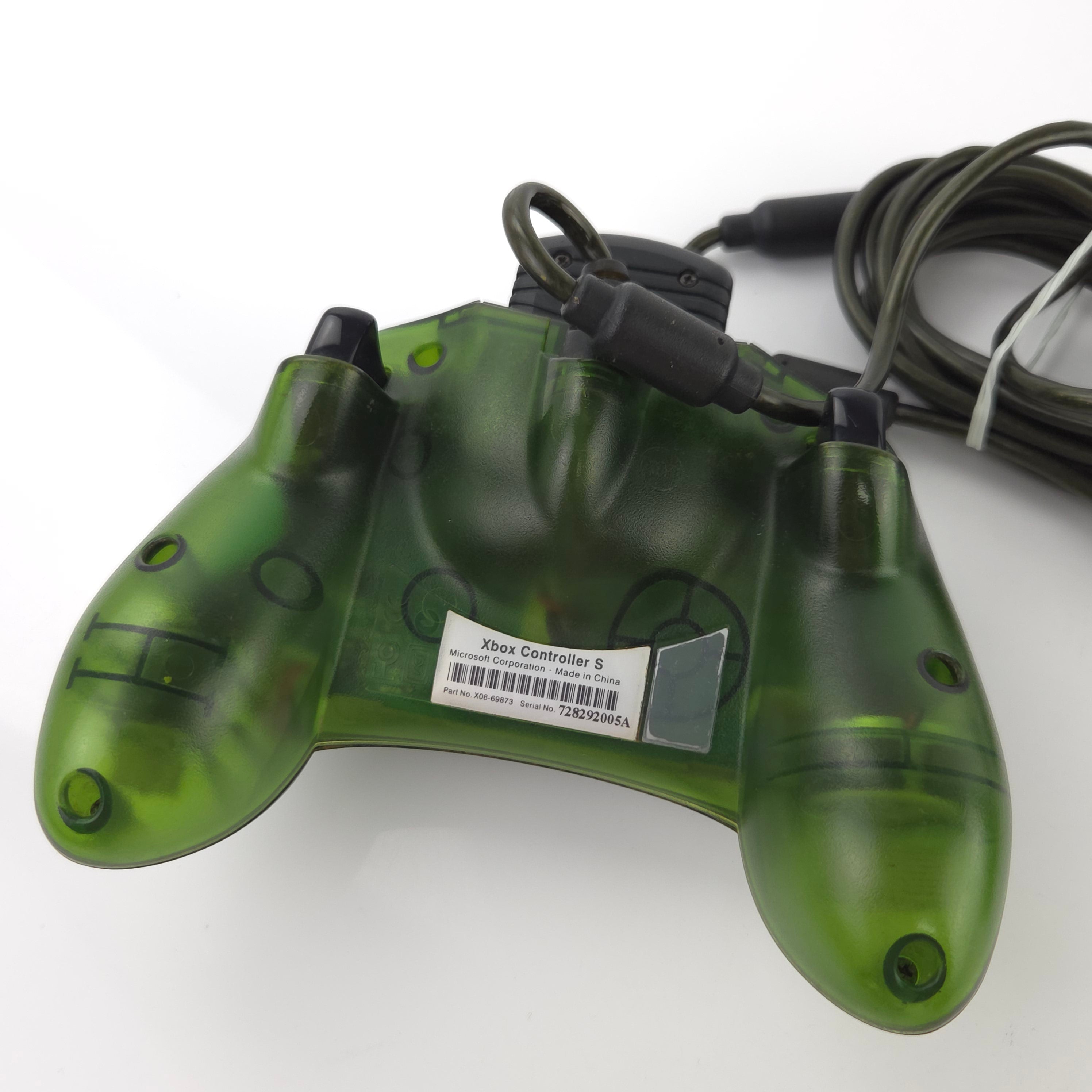 Xbox Konsole Crystal Green Halo Edition OVP PAL