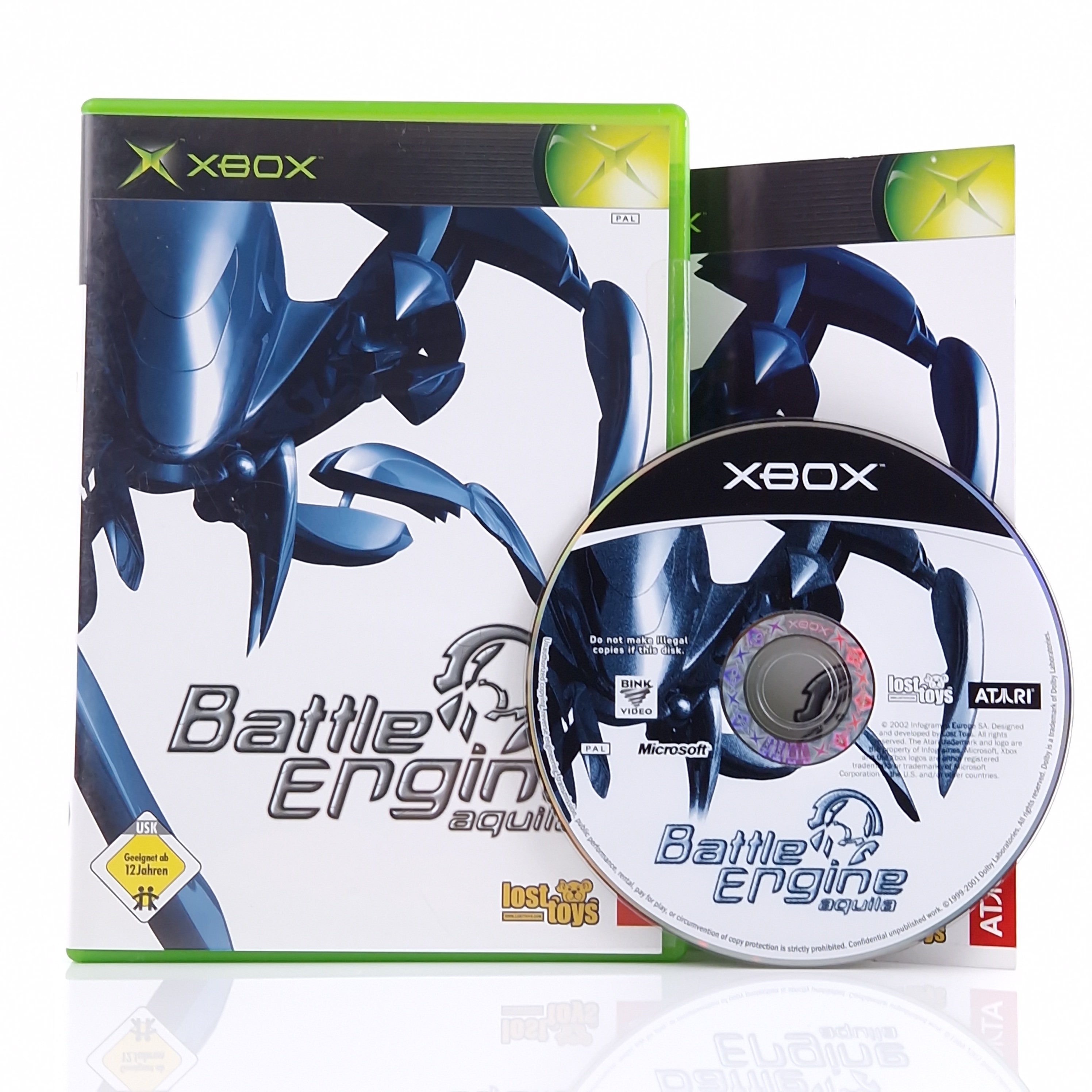 Xbox Classic Spiel – Battle Engine (PAL OVP Anleitung)