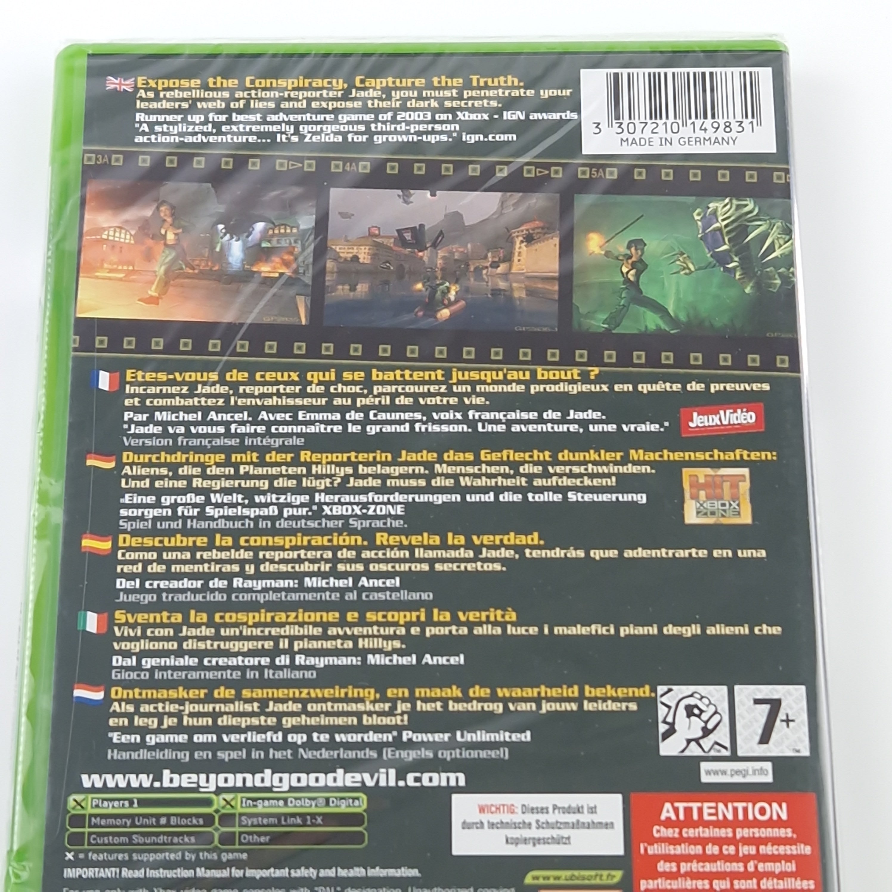 Xbox Classic Spiel – Beyond Good & Evil Neu OVP