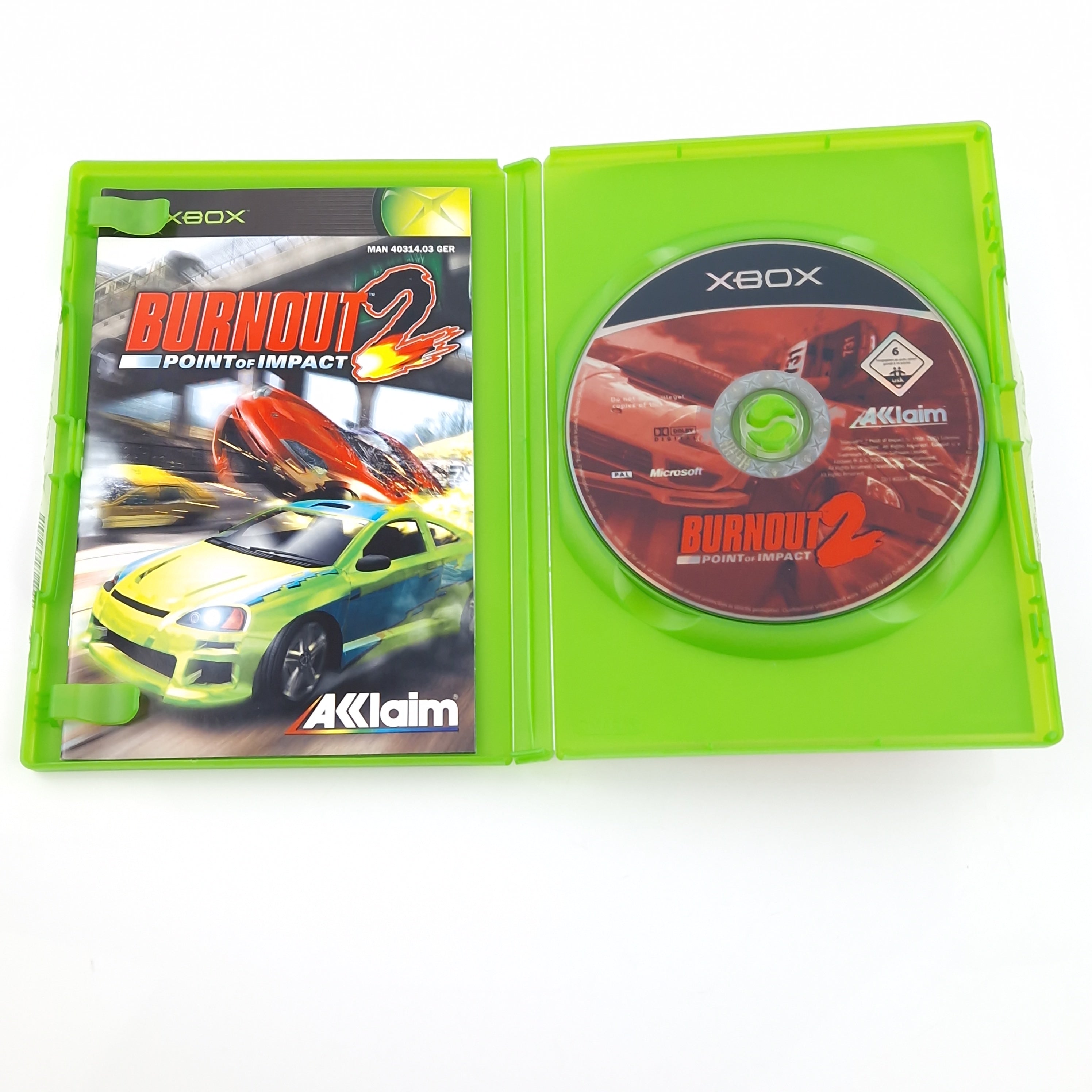 Xbox Classic Spiel – Burnout 2 Point of Impact (OVP)