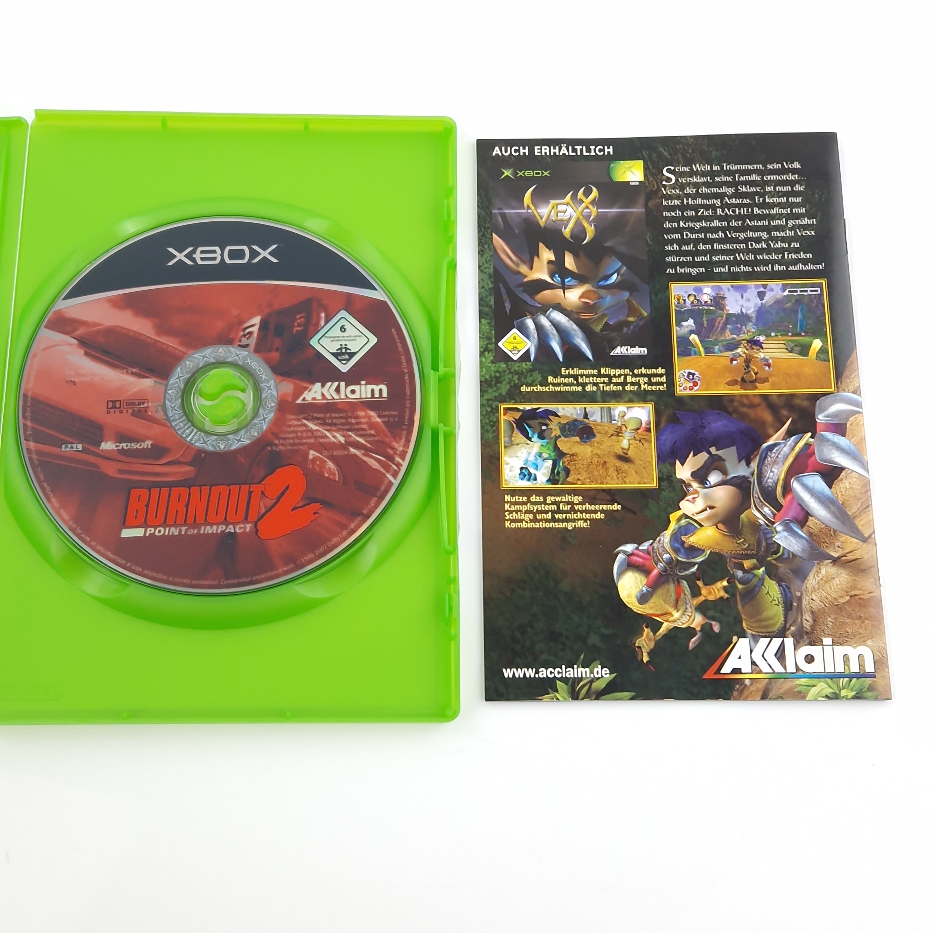 Xbox Classic Spiel – Burnout 2 Point of Impact (OVP)
