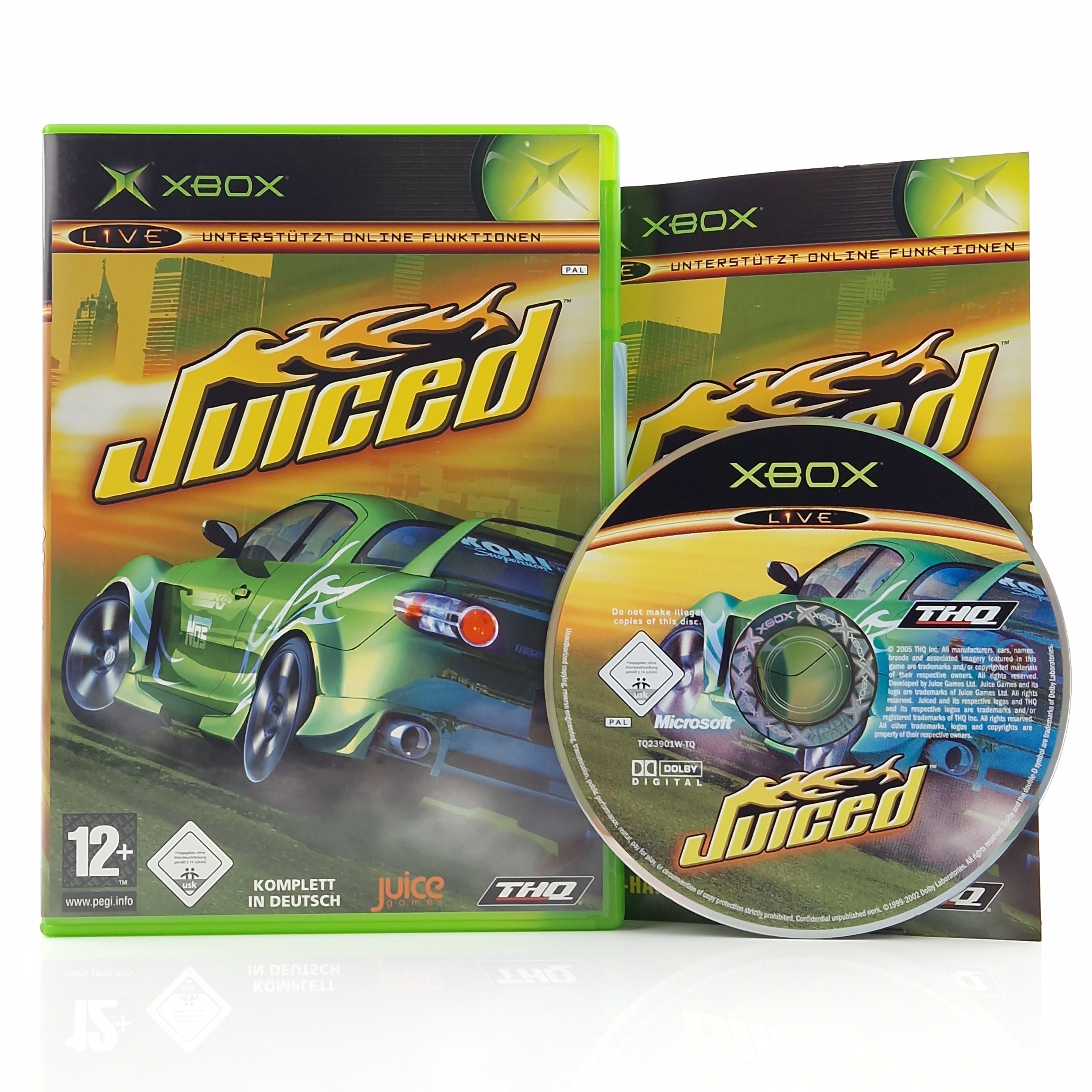 Xbox Classic Spiel – Juiced (OVP CD Anleitung)