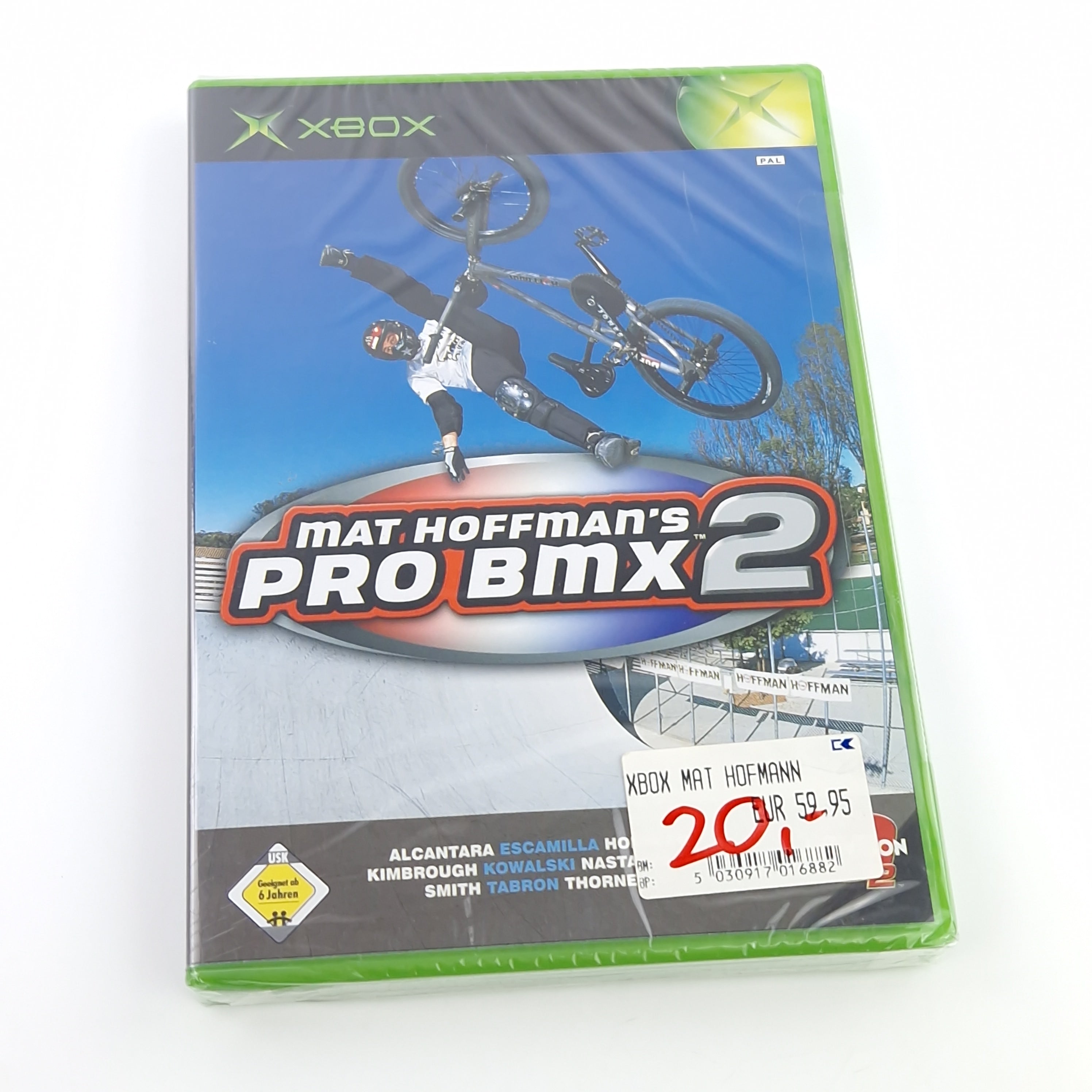 Xbox Classic Spiel – Mat Hoffmans Pro BMX 2 original versiegelt