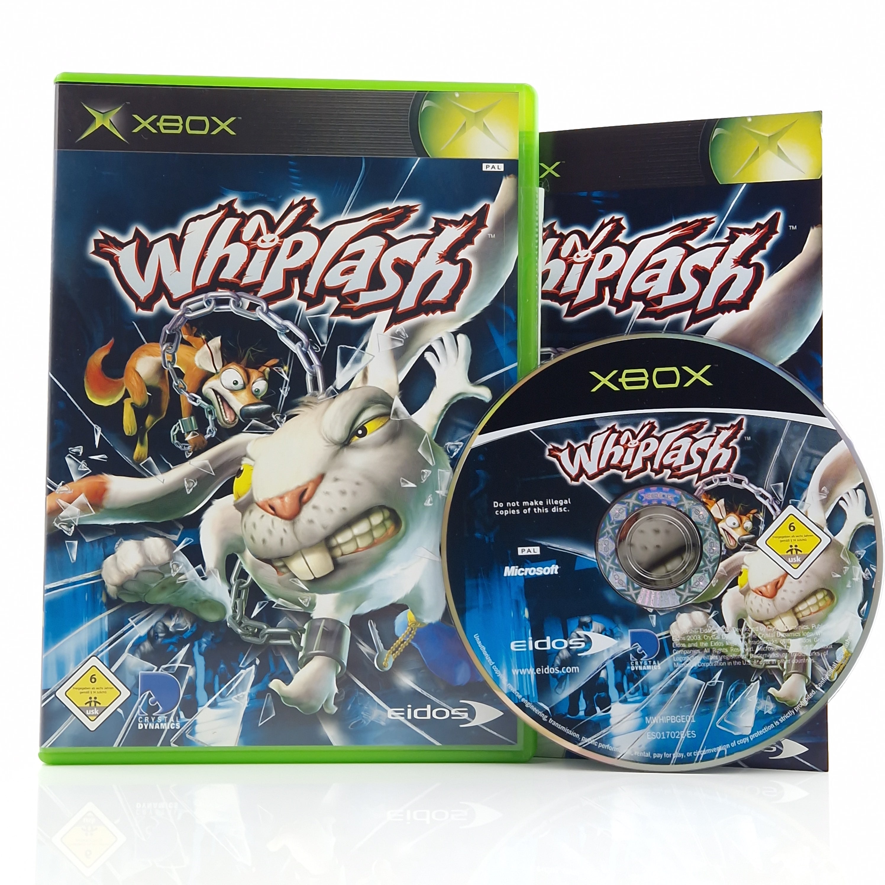 Xbox Classic Spiel – Whiplash (CD Disk Anleitung OVP PAL)