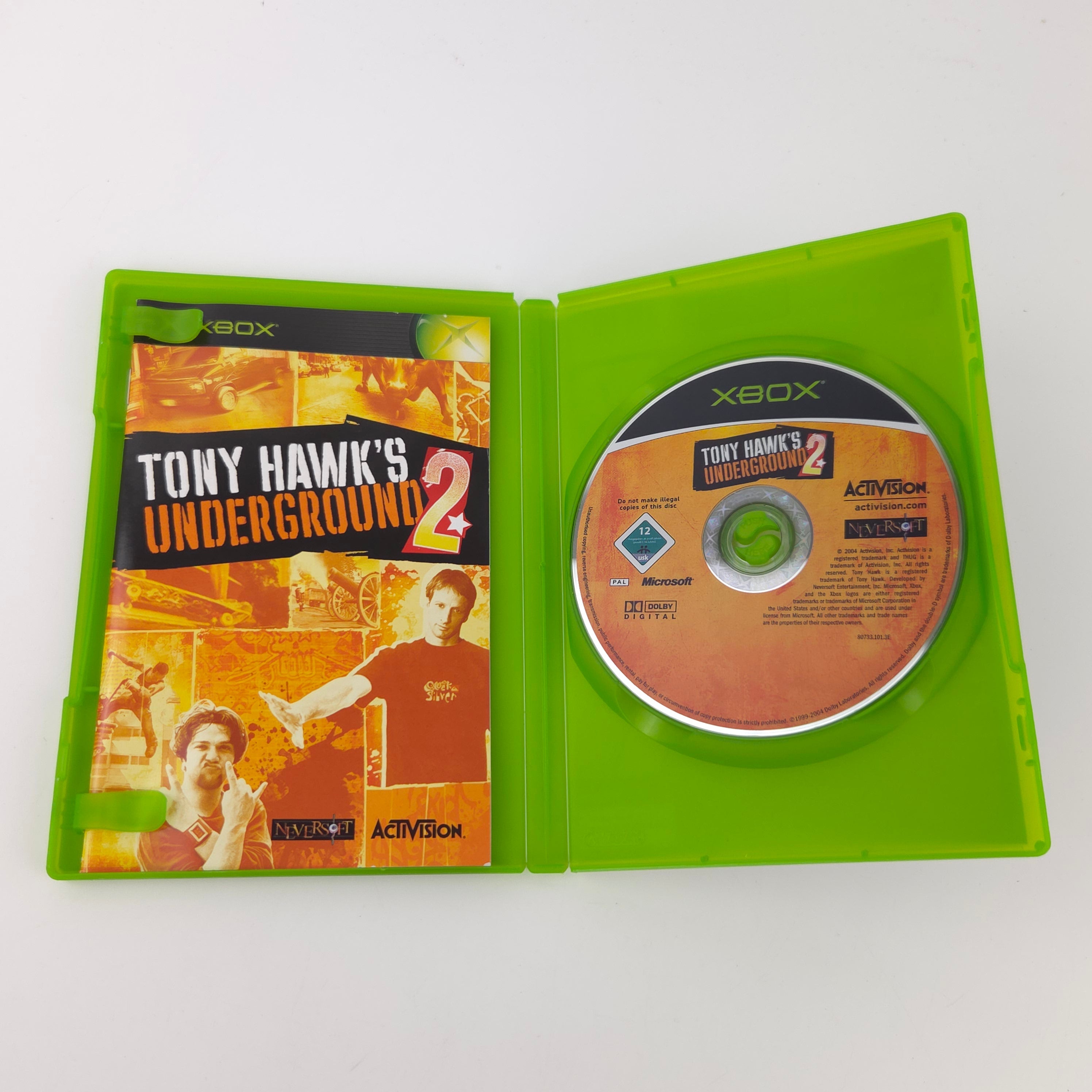 Xbox Classic Spiele Bundle: Tony Hawk´s Underground 1 und 2 - Microsoft OVP PAL
