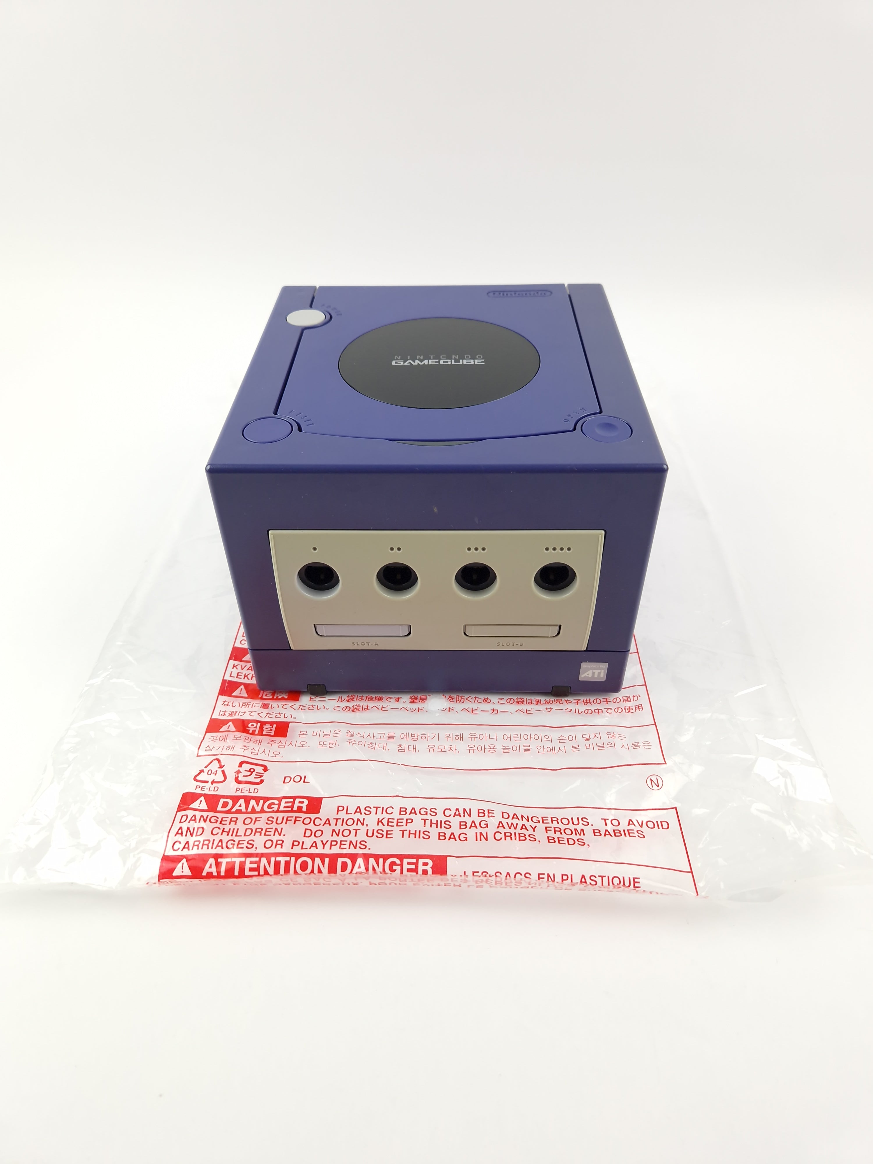 Nintendo Gamecube Konsole : Lila / Purple Console + Memory C. in OVP Boxed PAL