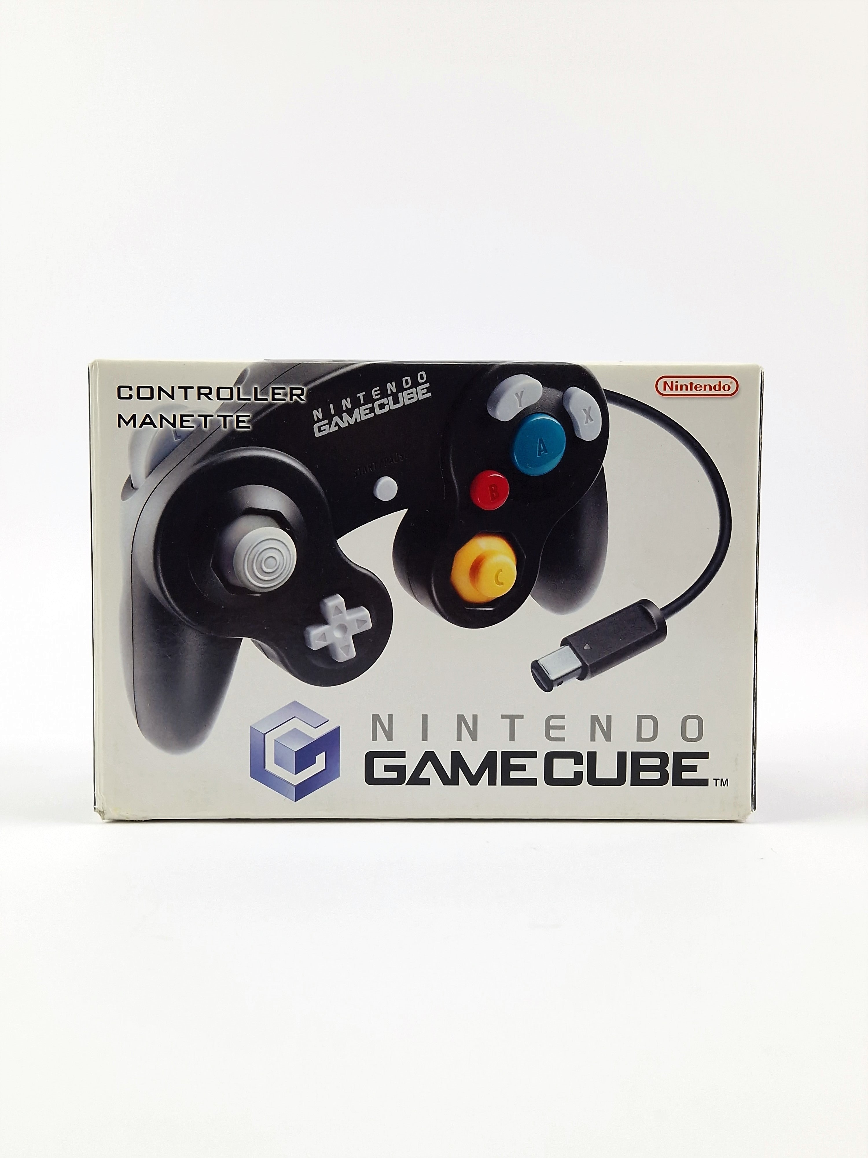 Nintendo Gamecube Controller in OVP Schwarz / Black - Gamepad Joypad PAL