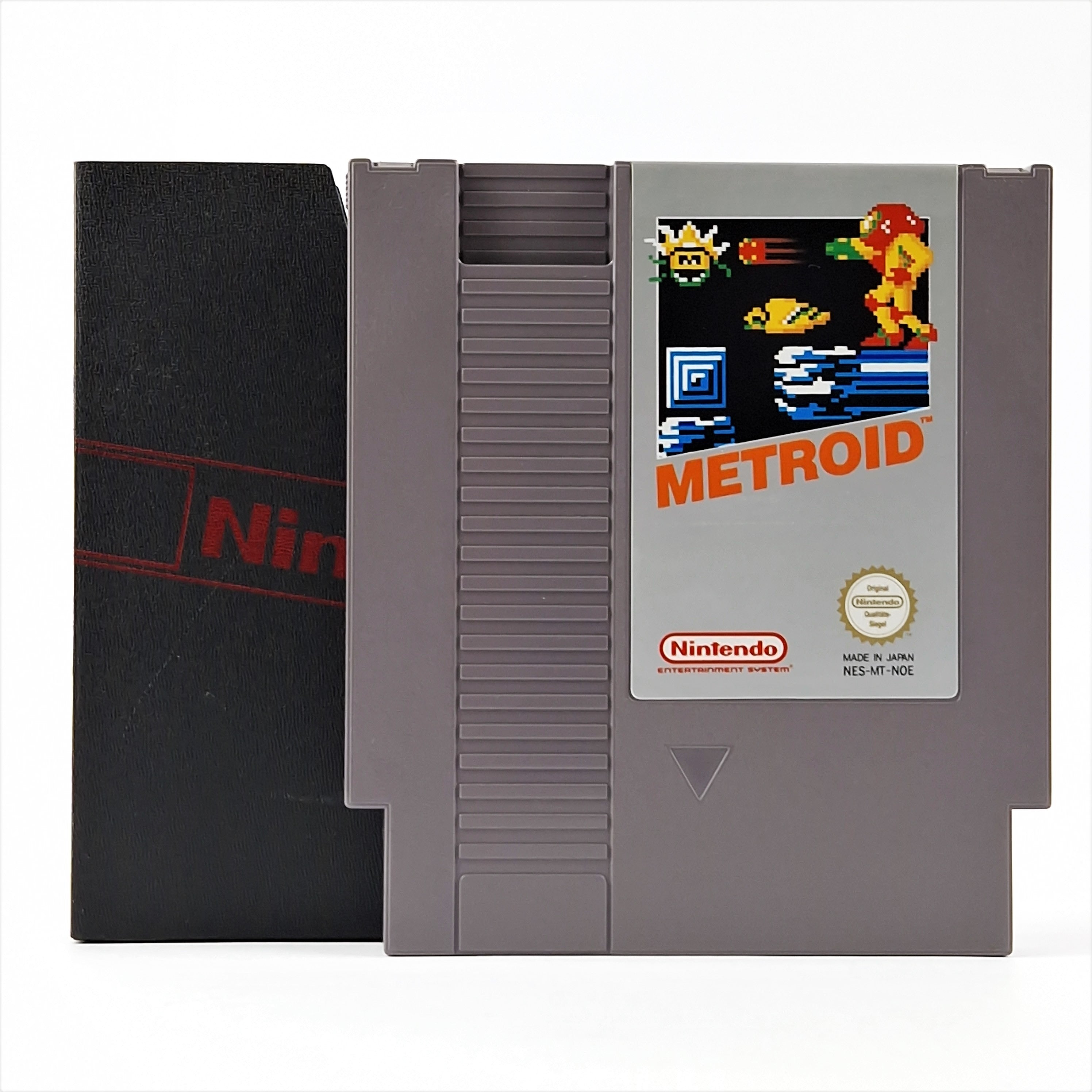 Nintendo NES Spiel :  Metroid - Modul Cartridge + Schuber  PAL-B NOE