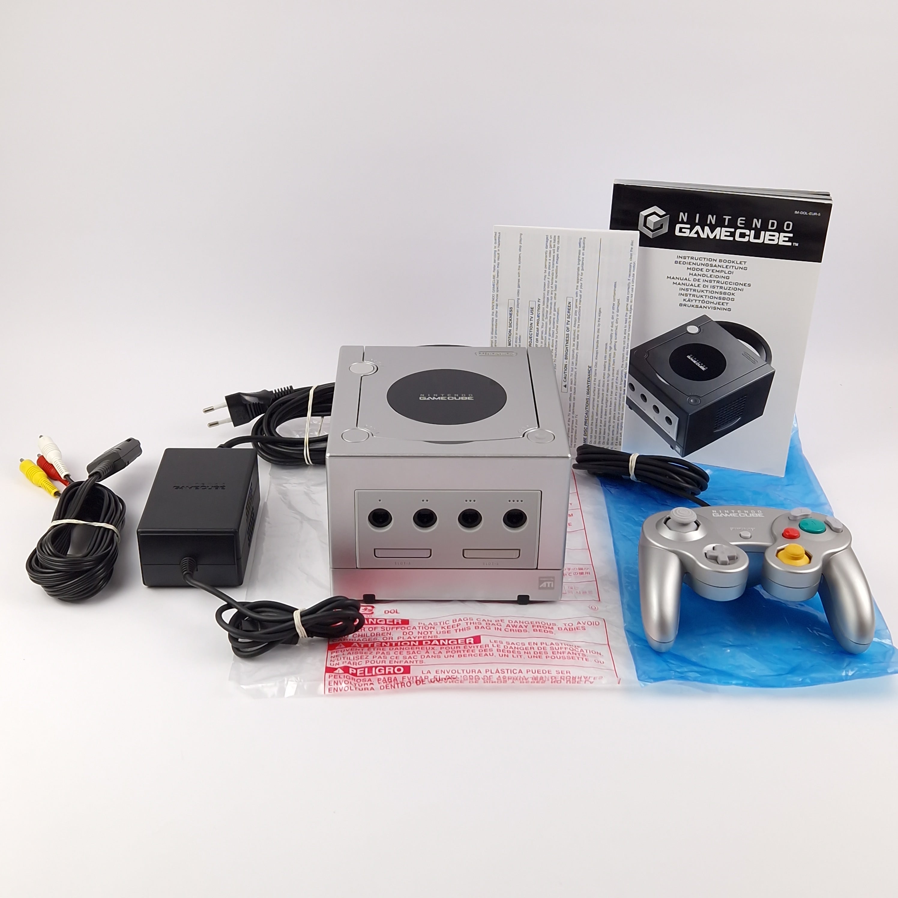 Nintendo Gamecube Konsole Silver Silber in OVP ohne Inlay | PAL Console