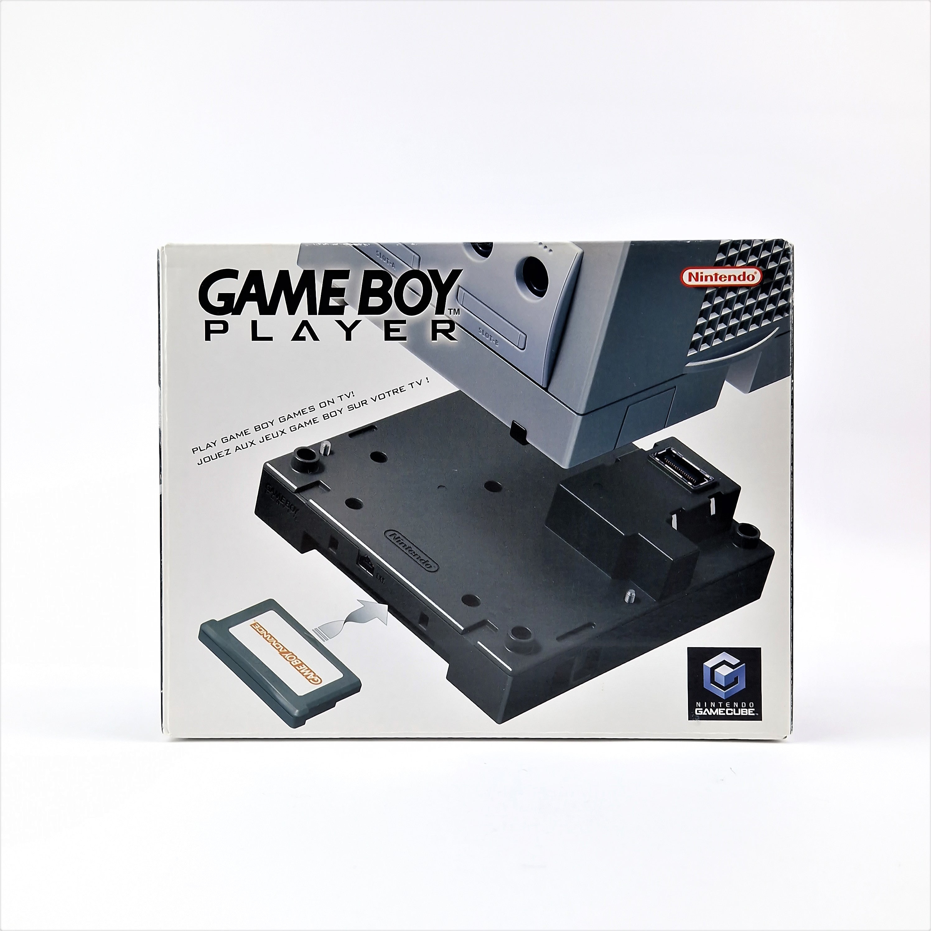 Nintendo Gamecube Zubehör : Game Boy Player in OVP mit Anleitung | PAL Adapter