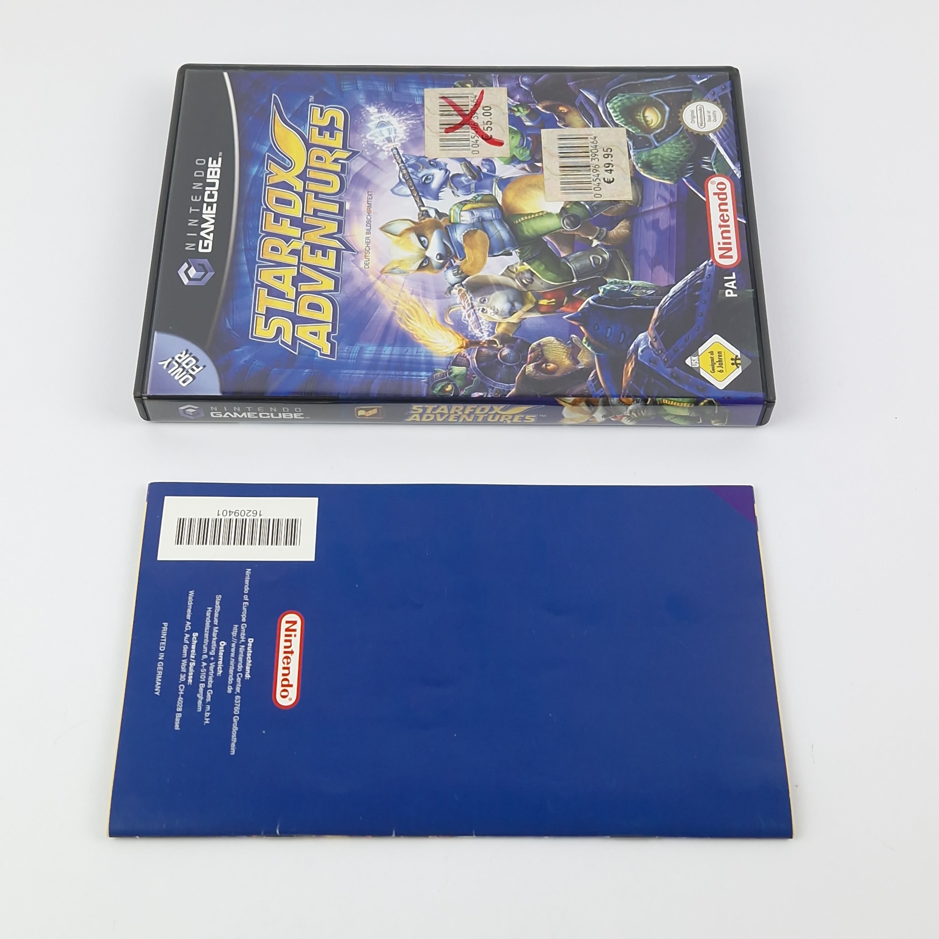 Nintendo Gamecube Spiel : Starfox Adventures - OVP Anleitung PAL | GC Disk