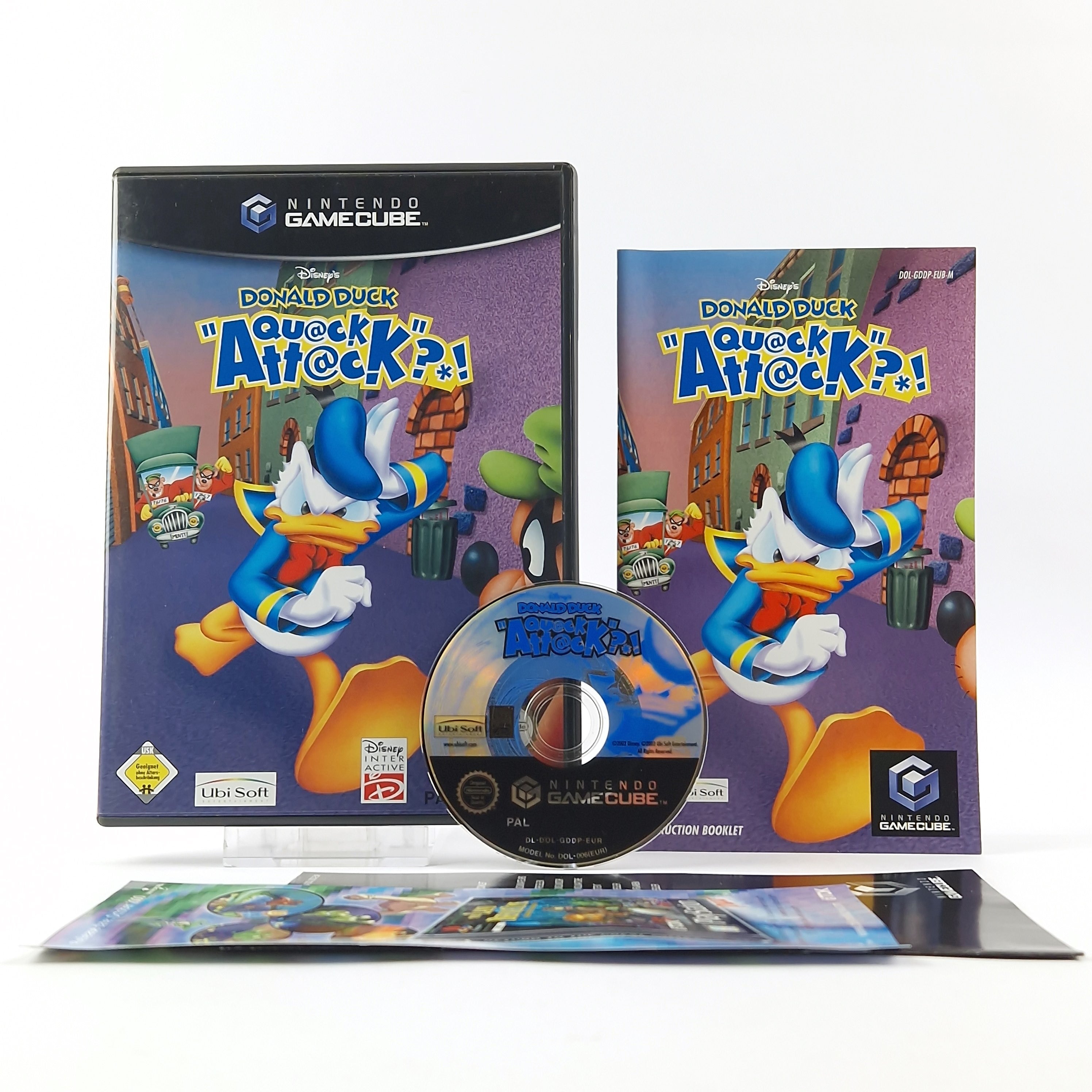 Nintendo Gamecube Spiel : Donald Duck Quack Attack - OVP Anleitung PAL | GC Disk