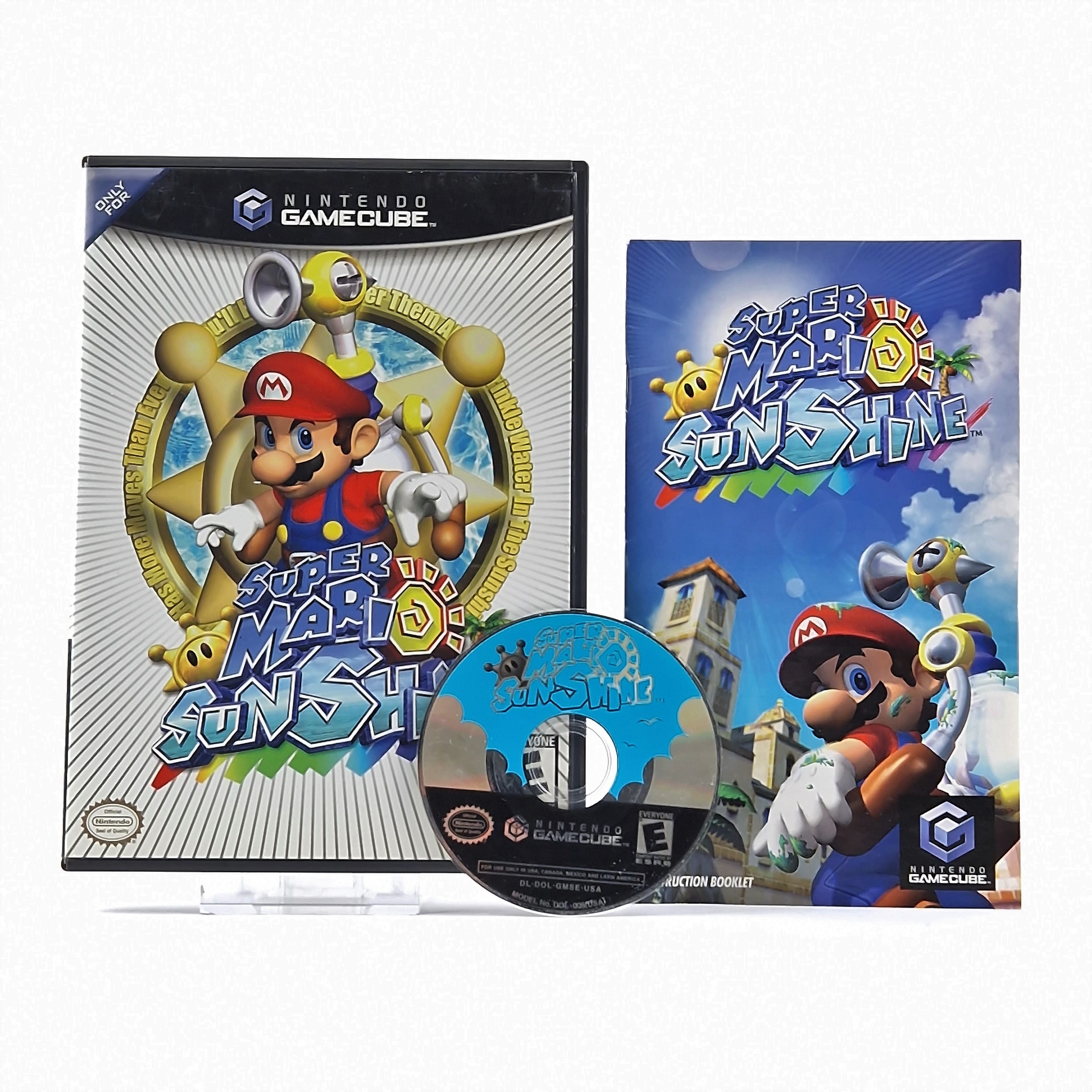 Nintendo Gamecube Spiel : Super Mario Sunshine - OVP Anleitung | NTSC-U/C USA