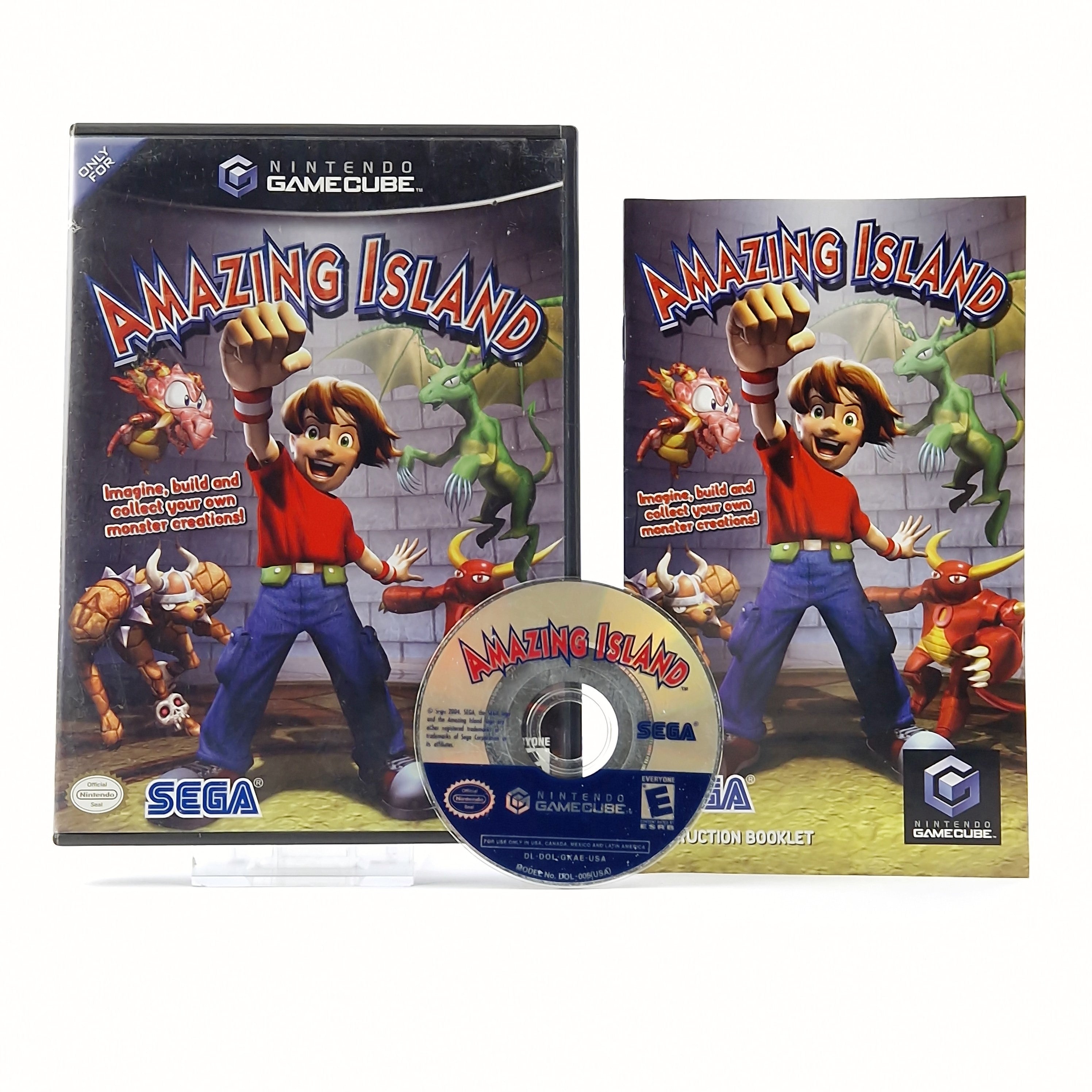Nintendo Gamecube Spiel : Amazing Island - NTSC-U/C USA Game Manual OVP