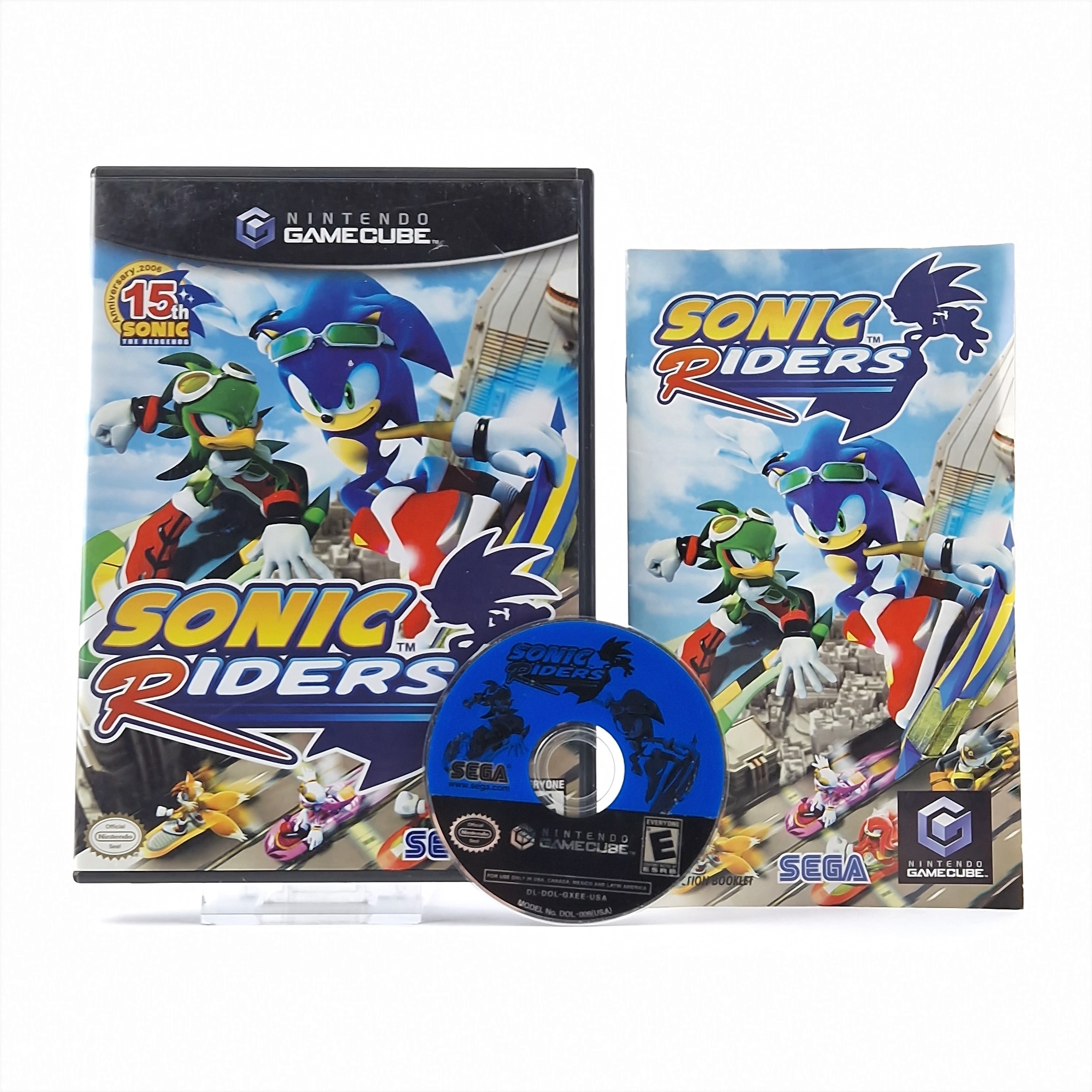 Nintendo Gamecube Spiel : Sonic Riders - NTSC-U/C USA Game Manual OVP