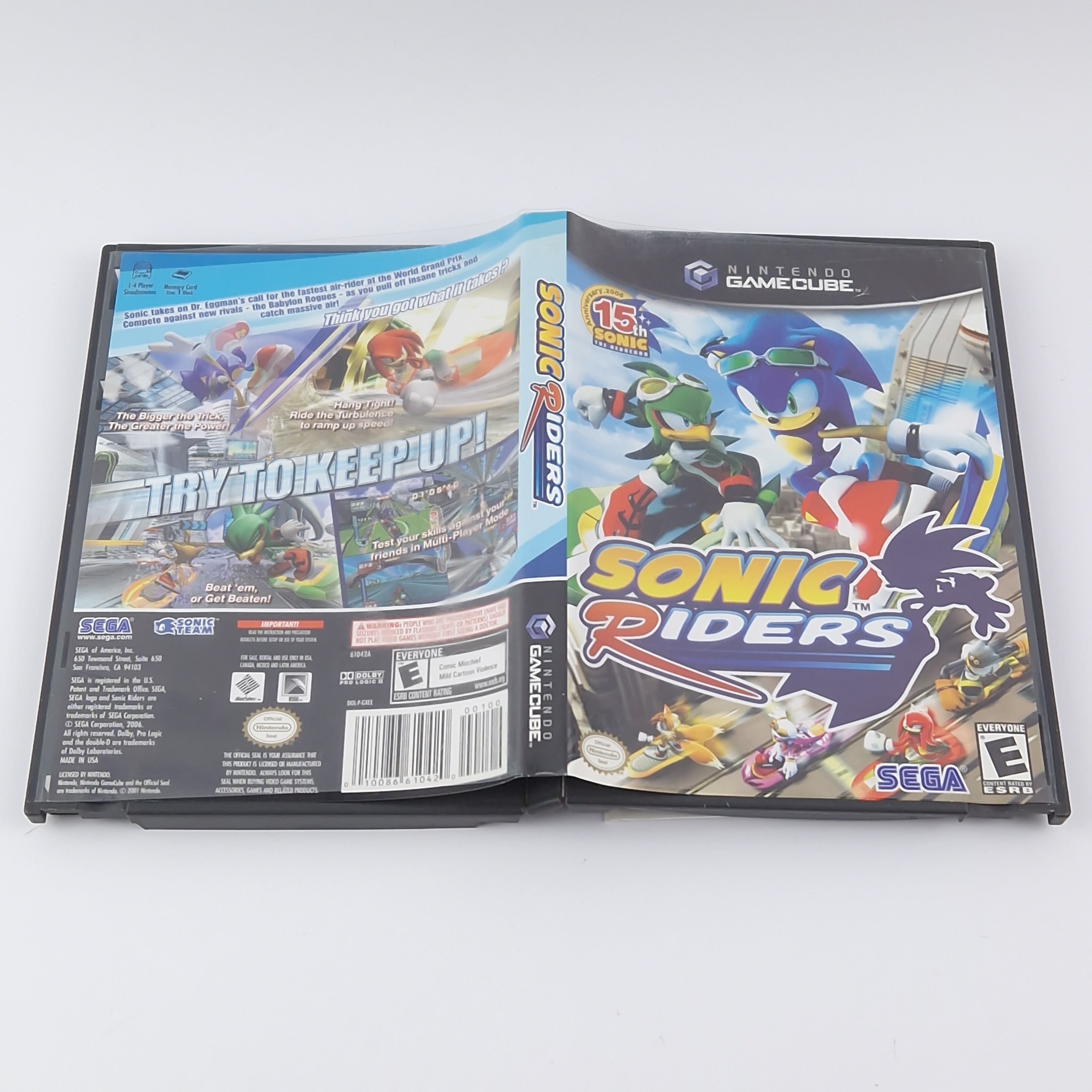 Nintendo Gamecube Spiel : Sonic Riders - NTSC-U/C USA Game Manual OVP