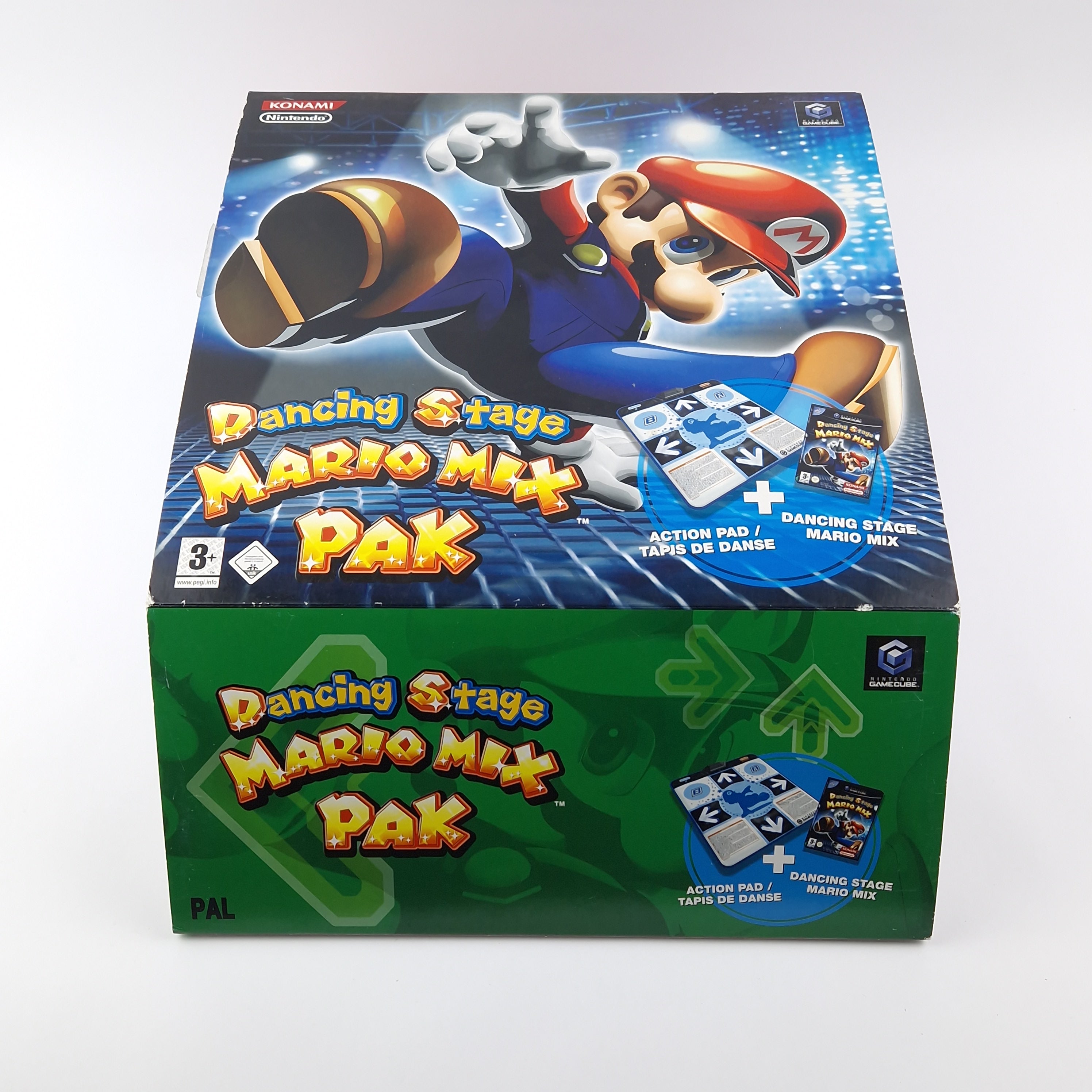 Nintendo Gamecube Spiel : Dancing Stage Mario Mix PAK mit Tanzmatte - OVP PAL