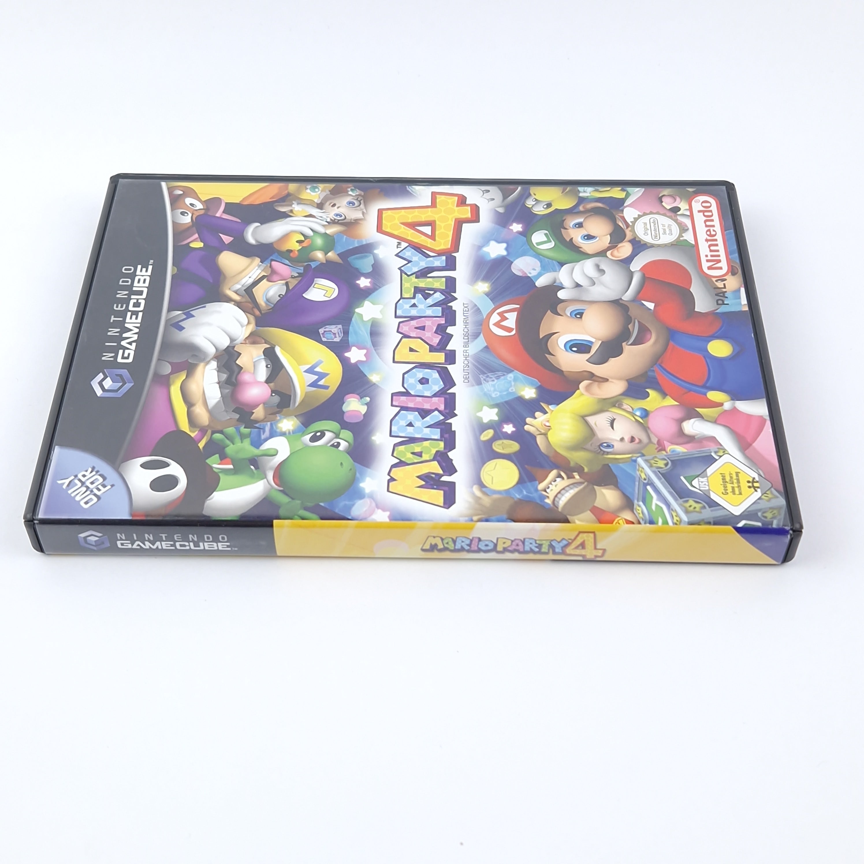 Nintendo Gamecube Spiel : Mario Party 4 - OVP Anleitung CD Disk | PAL Game