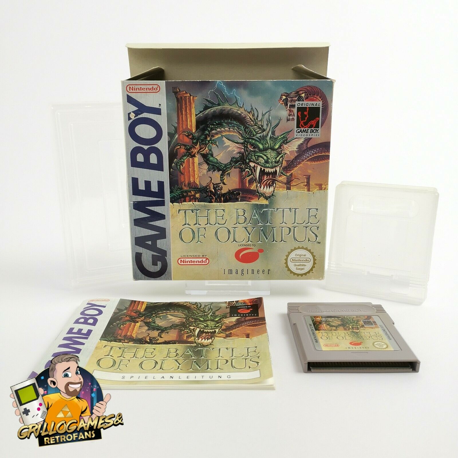 Nintendo Gameboy Classic Spiel " The Battle of Olympus " Game Boy | OVP PAL OL