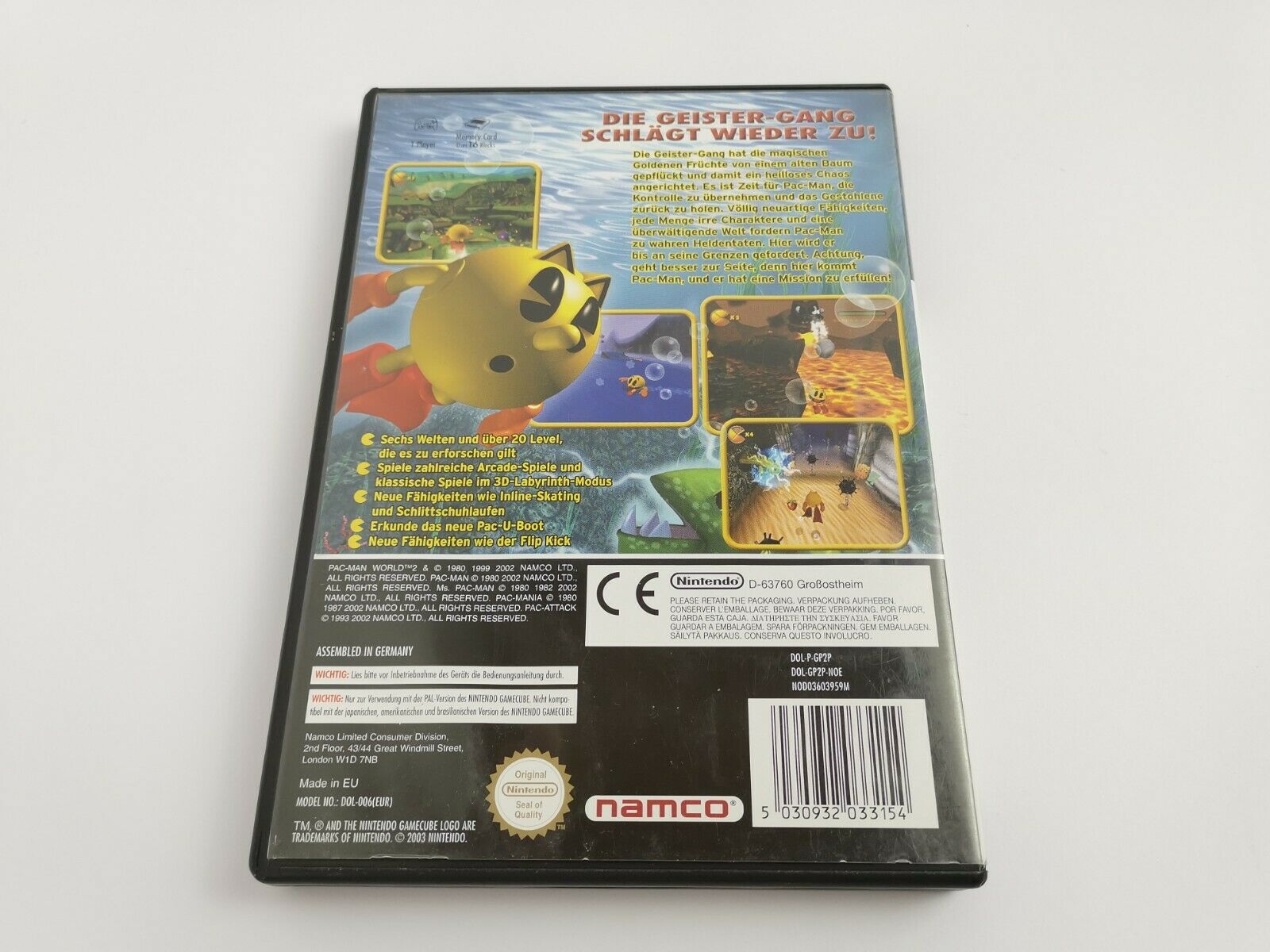 Nintendo Gamecube Spiel " Pac-Man World 2 " Game Cube | OVP | dt. PAL | Pacman