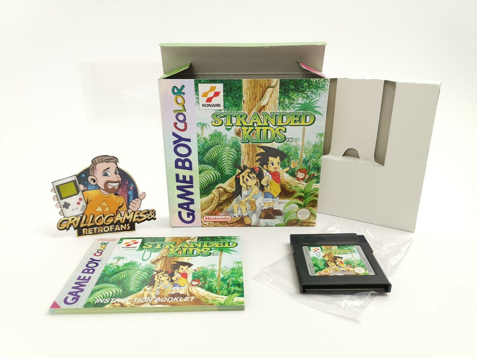 Nintendo Gameboy Color Spiel " Stranded Kids " Ovp | Pal | GBC | Konami